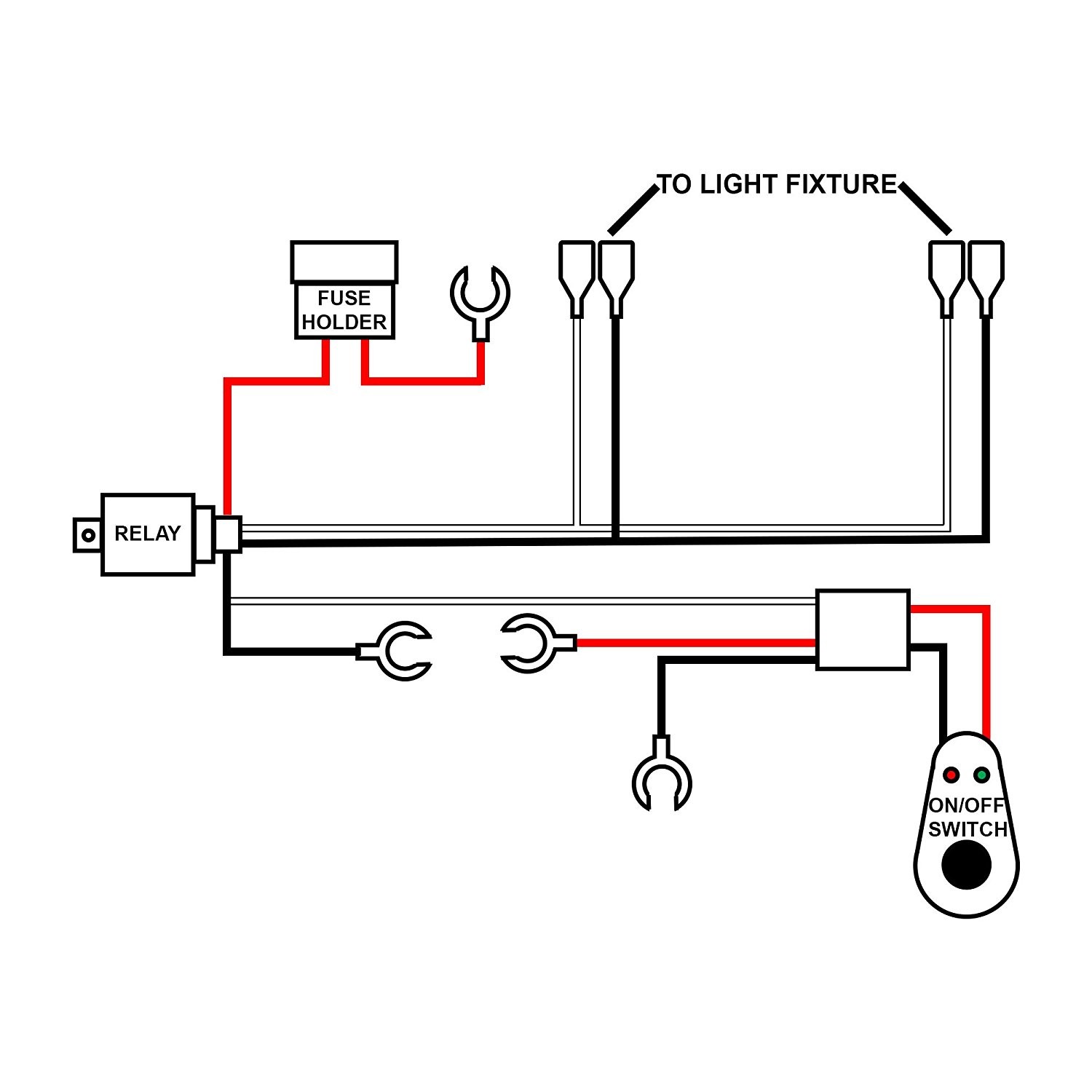 Amazon DT MOTOtrade f Road ATVJeep LED Light Bar Wiring Best In Diagram