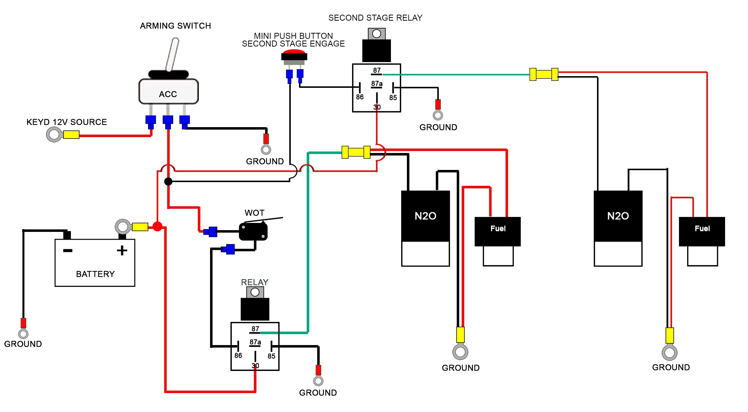 5 Pin Bosch Relay Wiring Diagram Starter With For WIRING DIAGRAM Within 12V