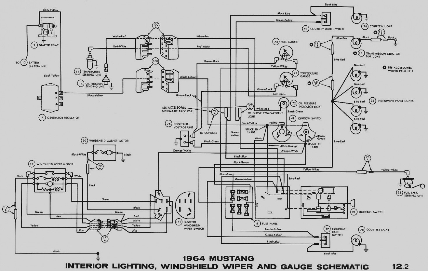 Collection 66 Mustang Wiring Diagram Fuse Diagrams Schematics