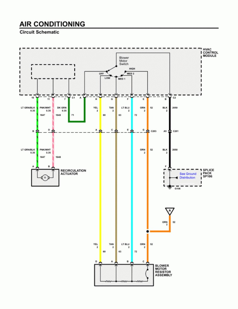 Wiring Diagram For Blower Motor Resistor Fitfathers Me Amazing 2004 Chevy