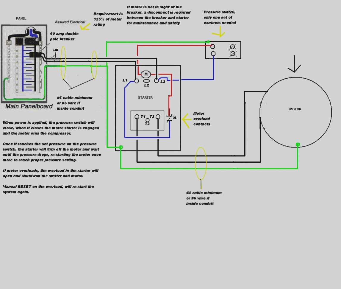 220v Single Phase Air pressor Wiring Diagram Check 3 Fine Blurts Me