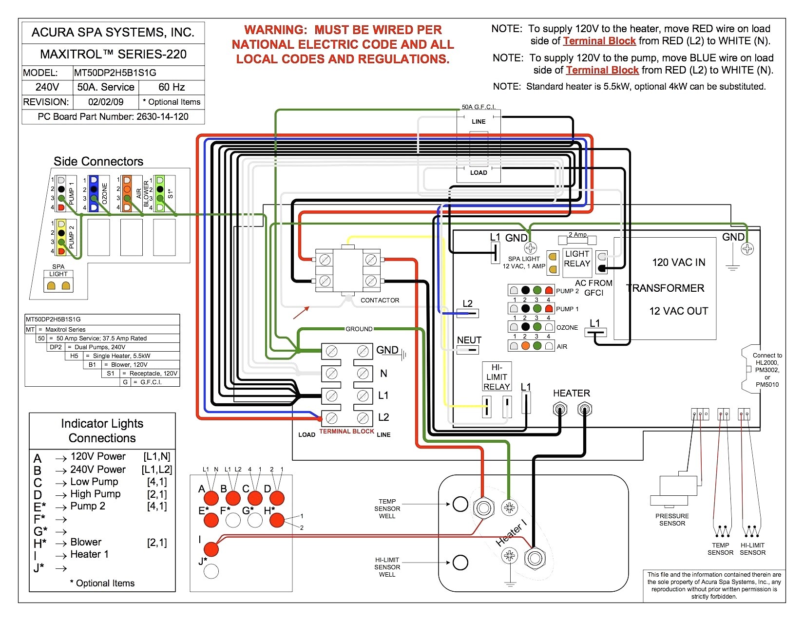 Advanced Spa Wiring Diagram Wire For A Go Kart Magnificent Jacuzzi To 220V Hot Tub