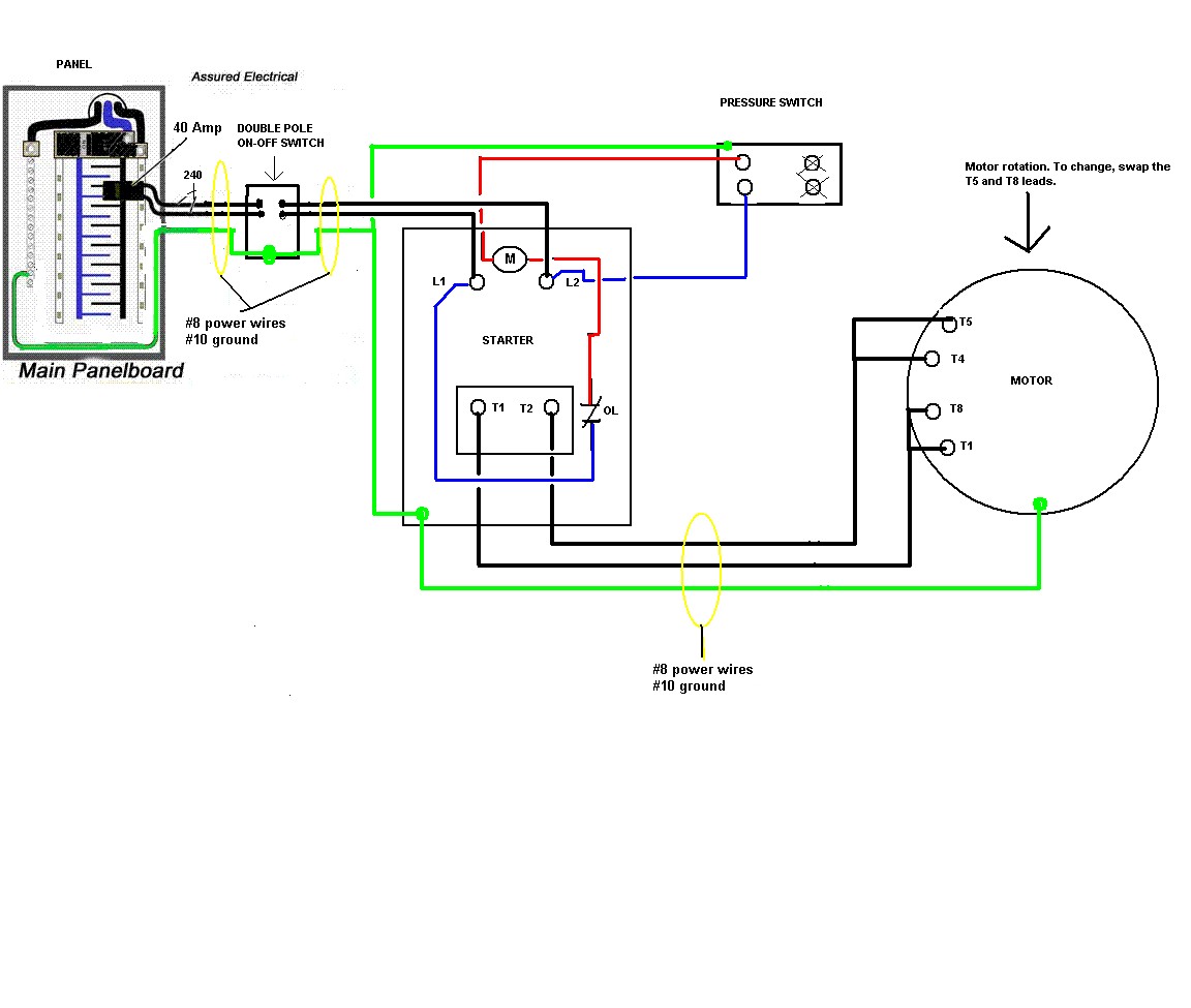 Wiring Diagram Air pressor Pressure Switch Wiring Diagram Air pressor Installation Diagram Air pressors Wiring Schematic For 2