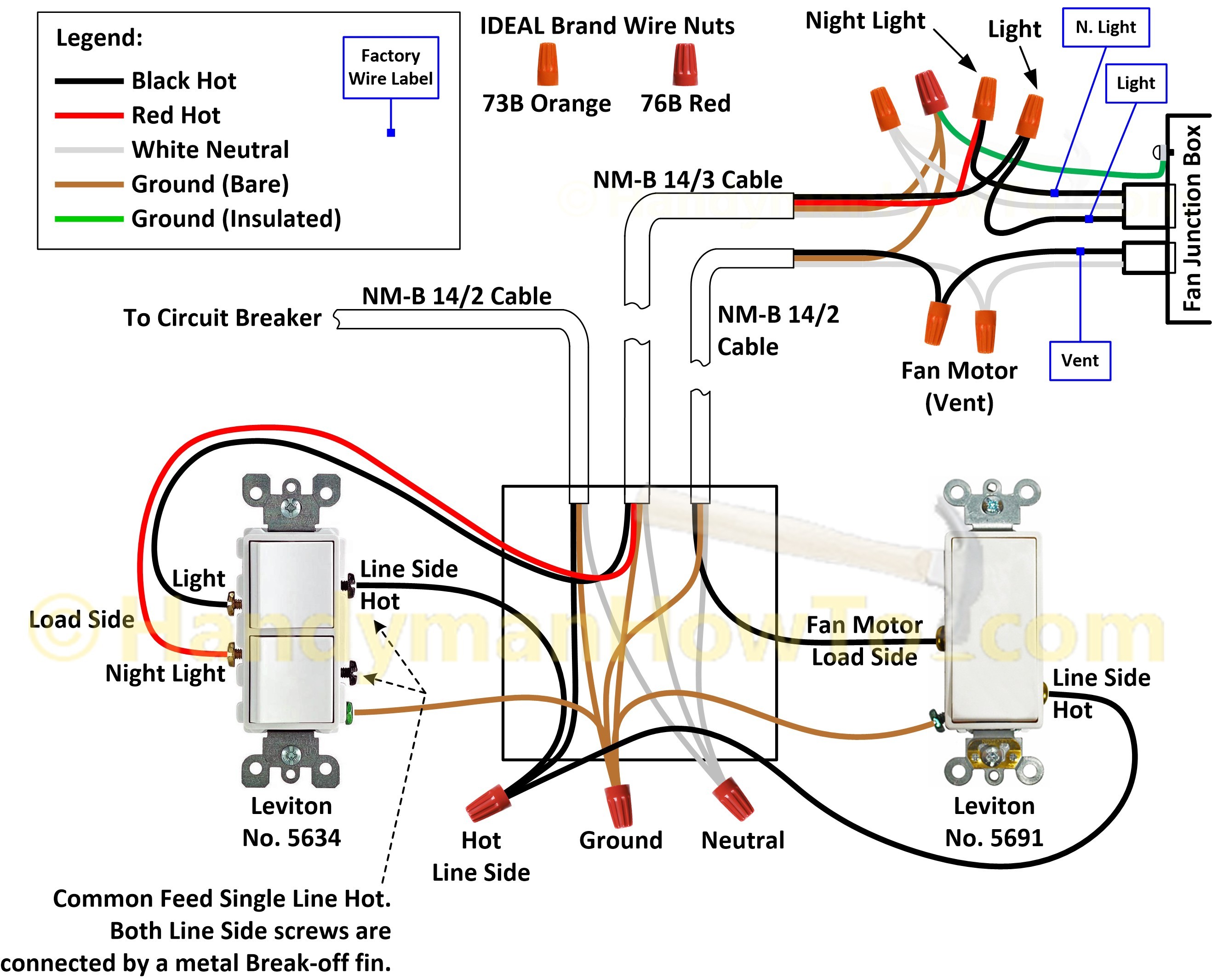 3 speed fan motor wiring diagram