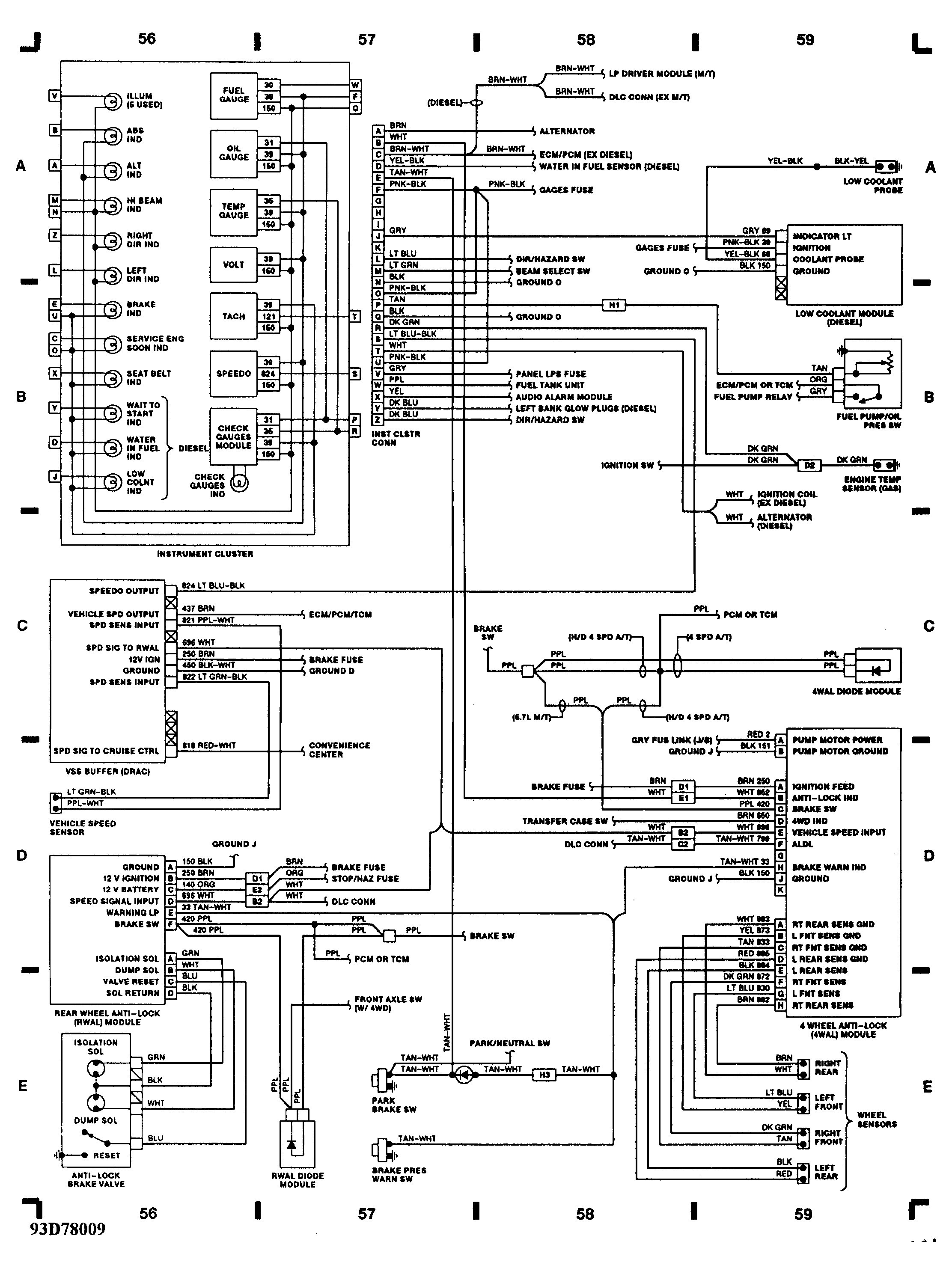 5 7 Vortec Wiring Harness Diagram Unique I Have A 93 Silverado with Od Automatic Transmission and 5 7 L