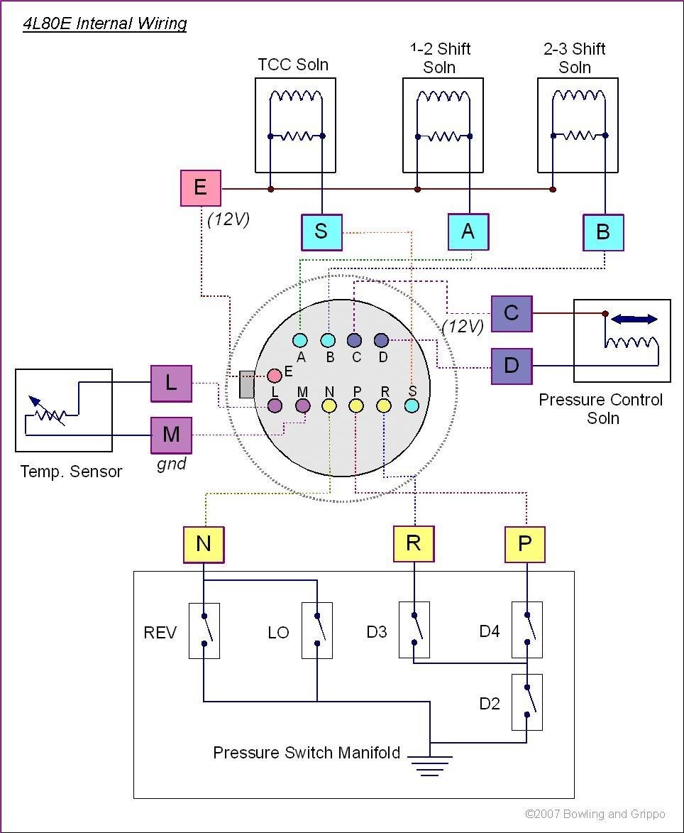 4l60e Transmission Wiring Diagram New Internal Wiring