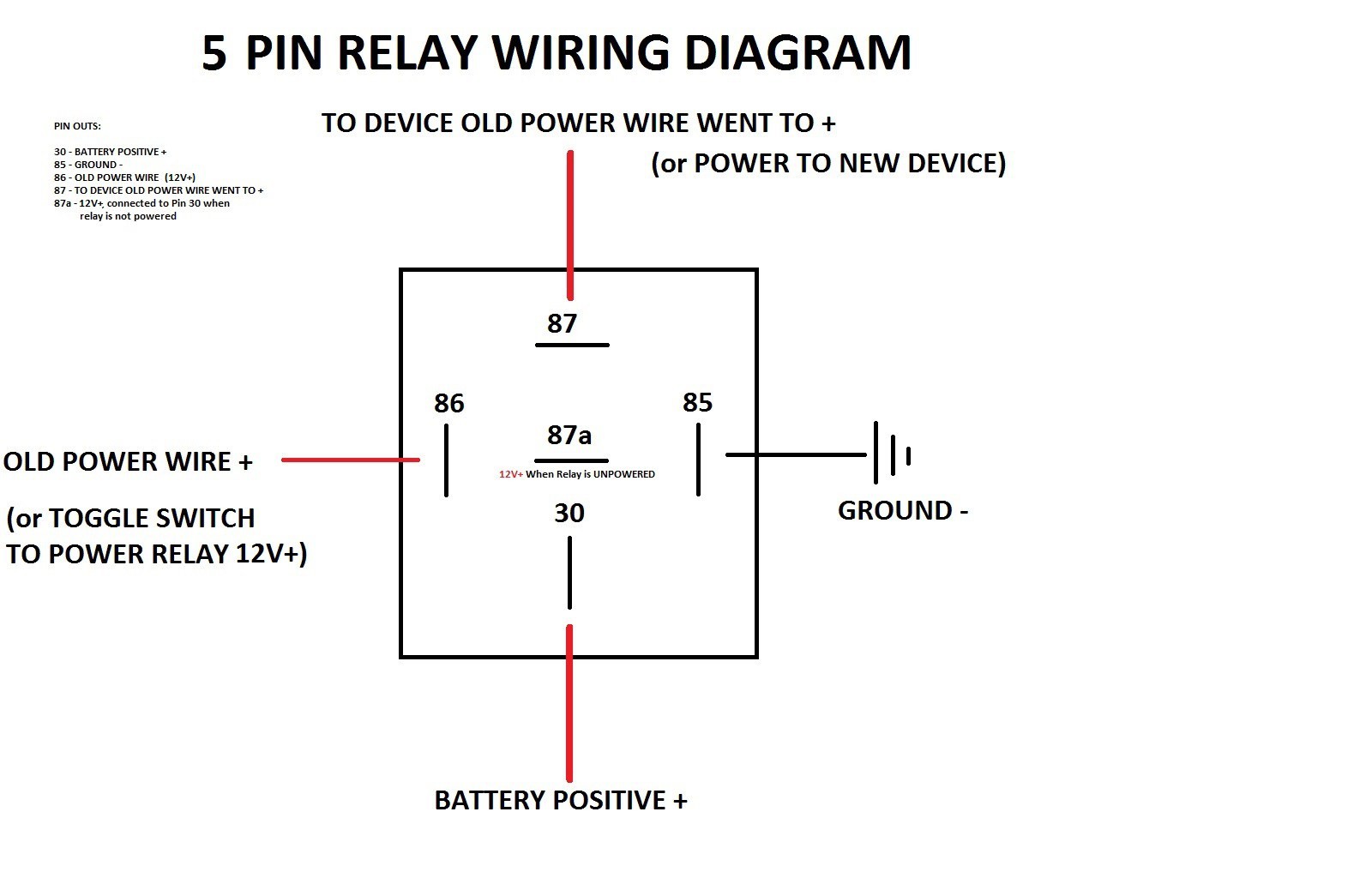 Bosch 12v Relay Wiring Diagram And Best Pin Ideas Inside 5 Driving For 12V