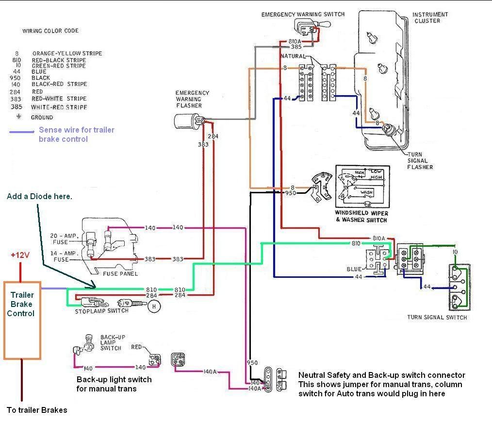 trailer brake controller wiring diagram