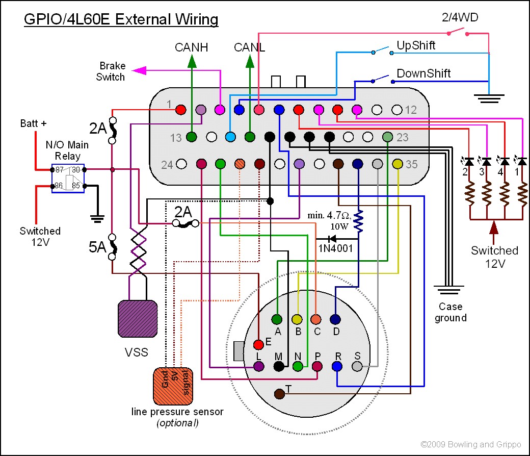 Unique 4L60e Transmission Wiring Diagram 46 For How To Wire A 3 Way Switch With 700r4