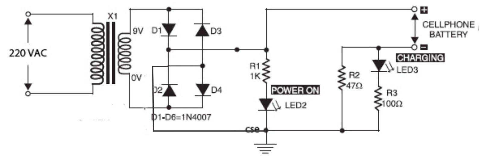 Phone Battery Charger Circuit