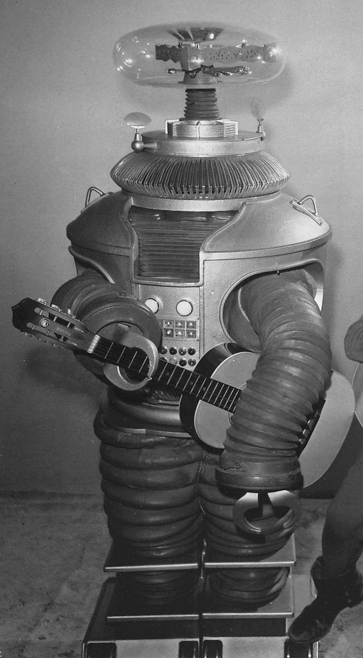 B9 ROBOT from LOST IN SPACE original image cropped