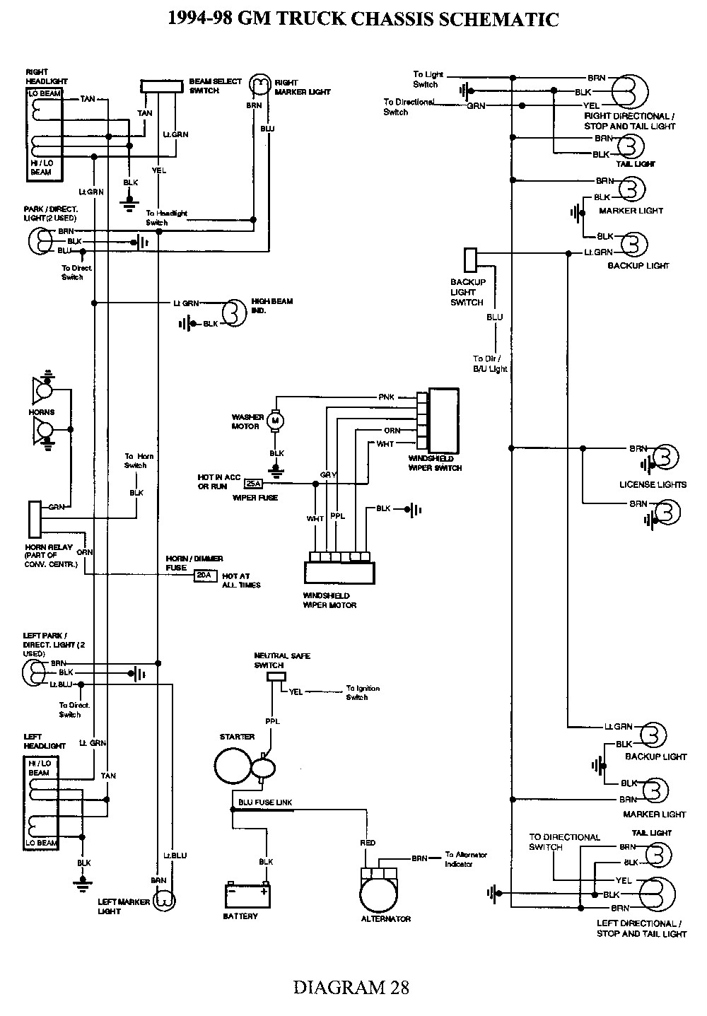 Repair Guides Wiring Diagrams Wiring Diagrams Autozone 2009 Silverado Wiring Diagram 95 Chevy Silverado Wiring Diagram