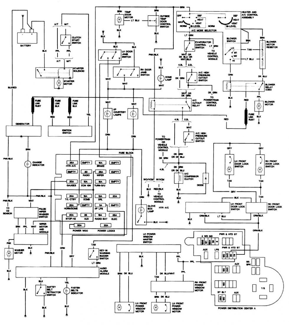 91 S10 Blazer Wiring Diagram