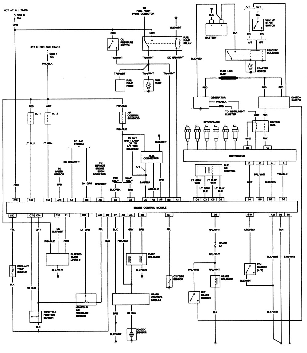 repair guides wiring diagrams wiring diagrams autozone rh autozone Schematic Circuit Diagram Light Switch