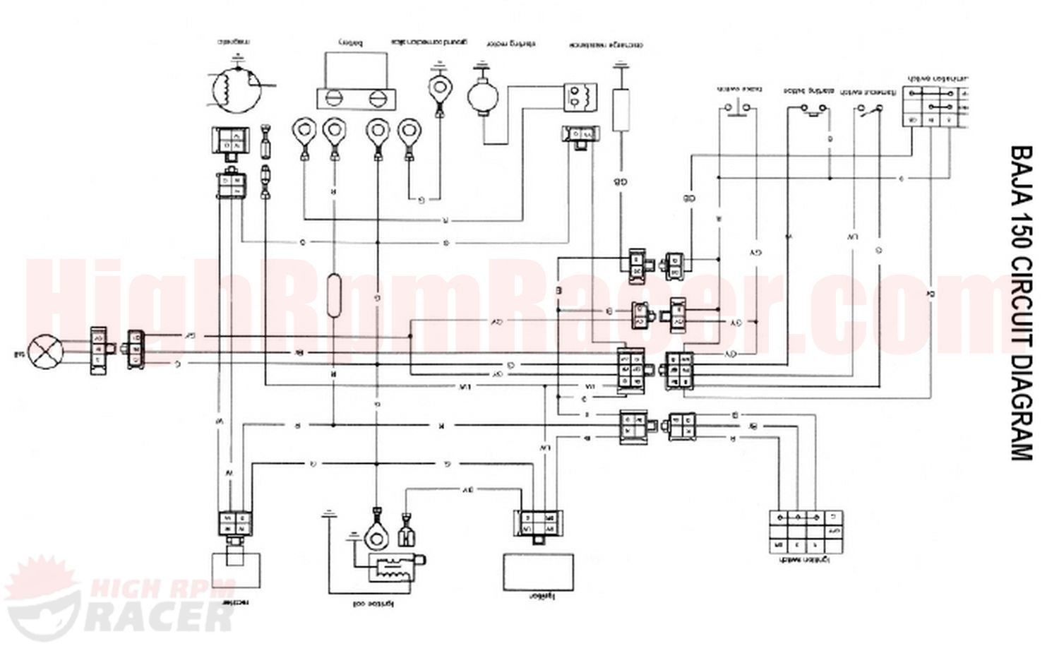 Outstanding Wiring Diagram For Tao 110cc 4 Wheeler And 125 Atv