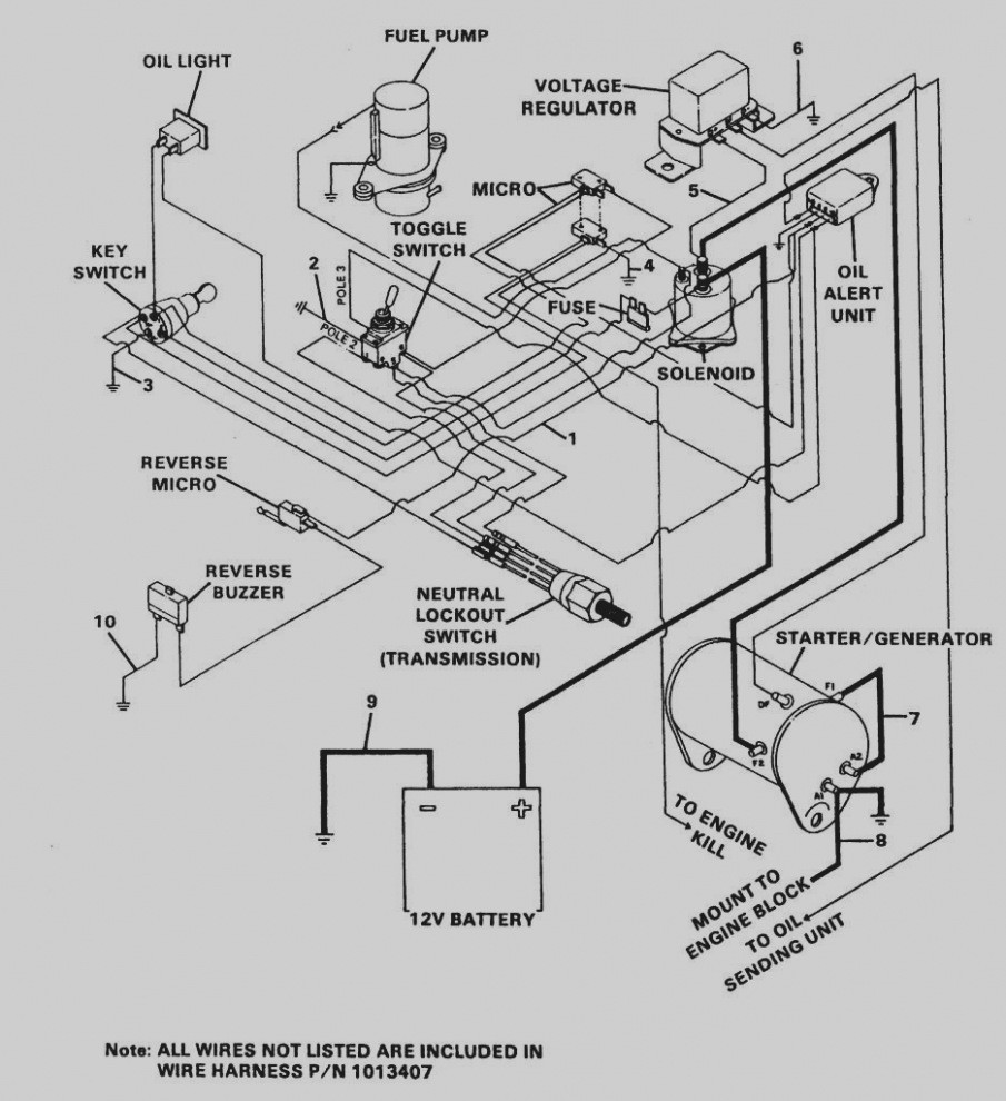 Wiring Diagram For Club Car Golf Cart from mainetreasurechest.com