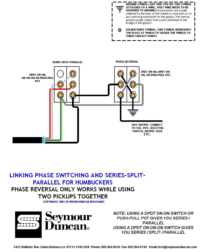 series split parallel & out of phase · Artec ELectronic MT3 Wiring