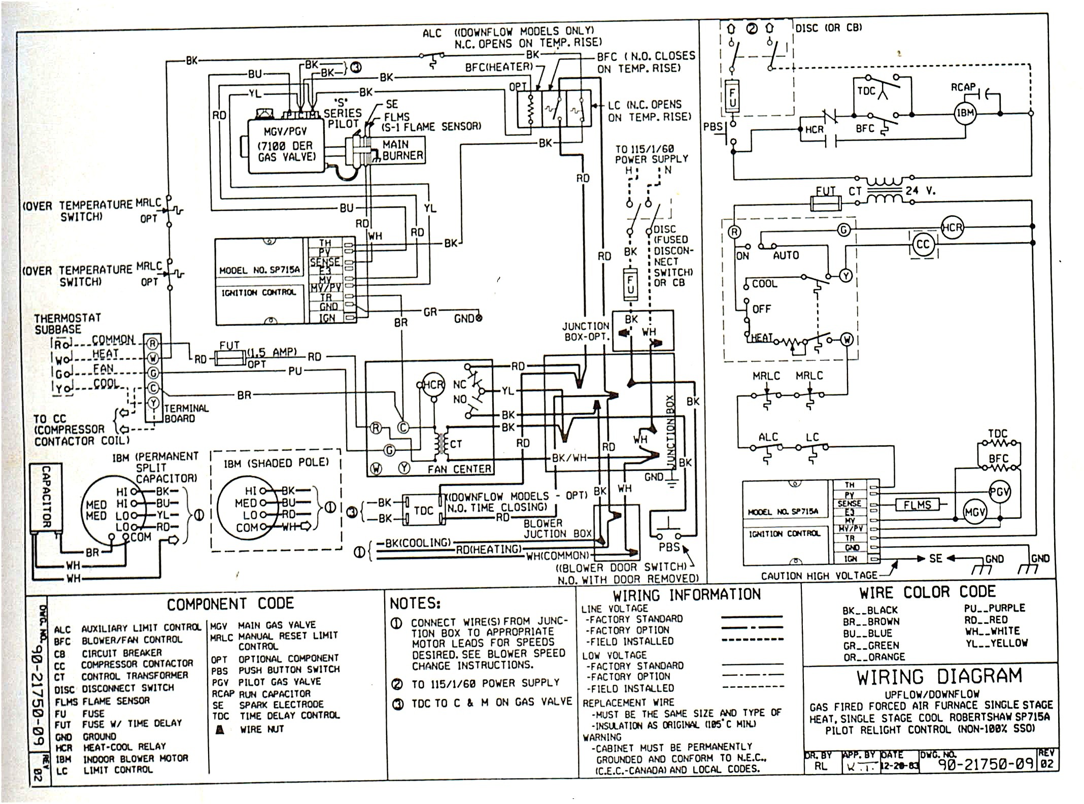 Gas Furnace Wiring Diagram Wonderful Stain Older Thermostat Bryant Basic Coleman Carrier