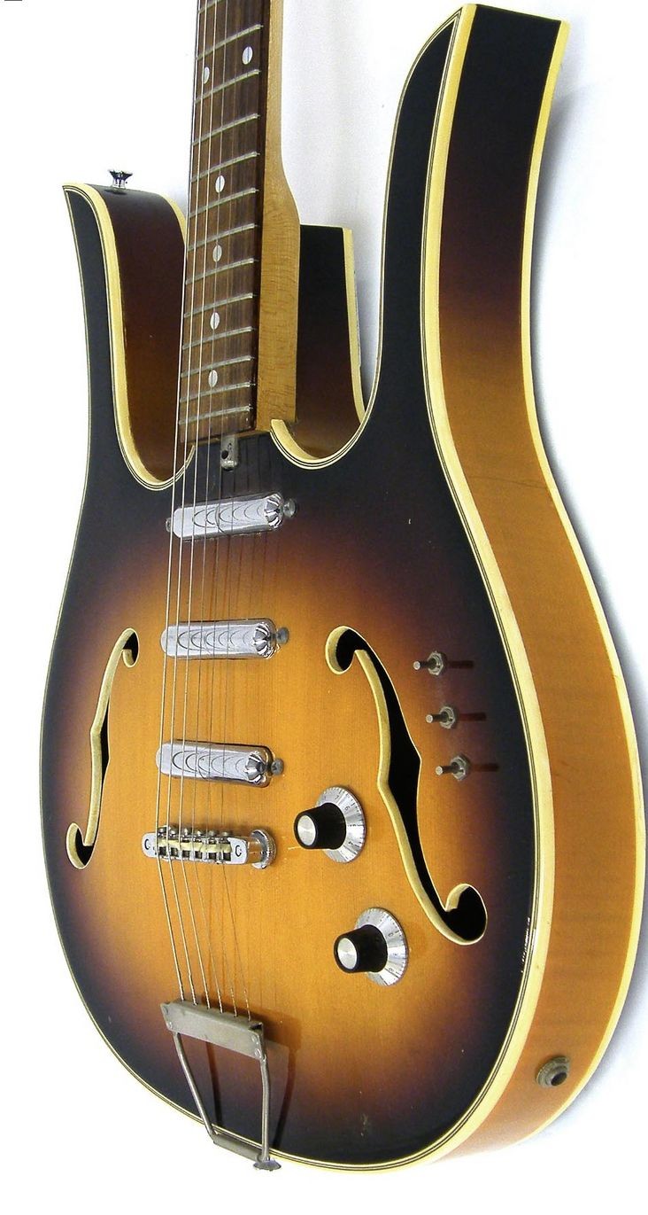 Danelectro style Longhorn electric guitar