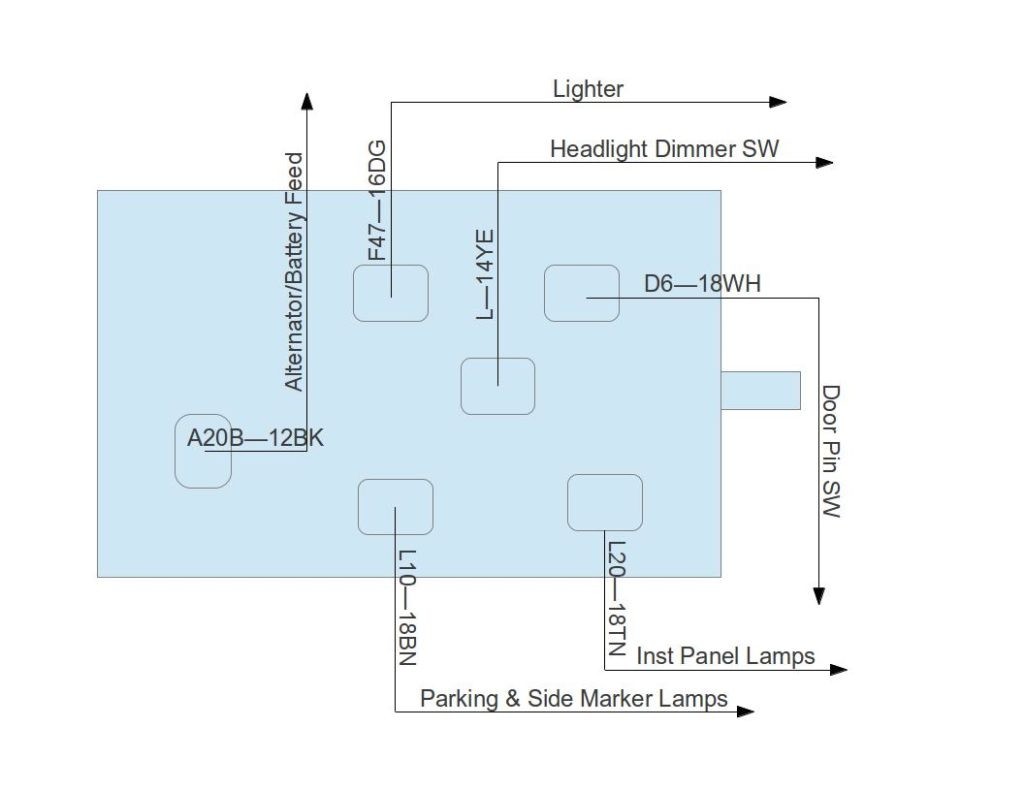Dimmer Switch Wiring Diagram Unique Headlight Dimmer Switch Wiring Diagram