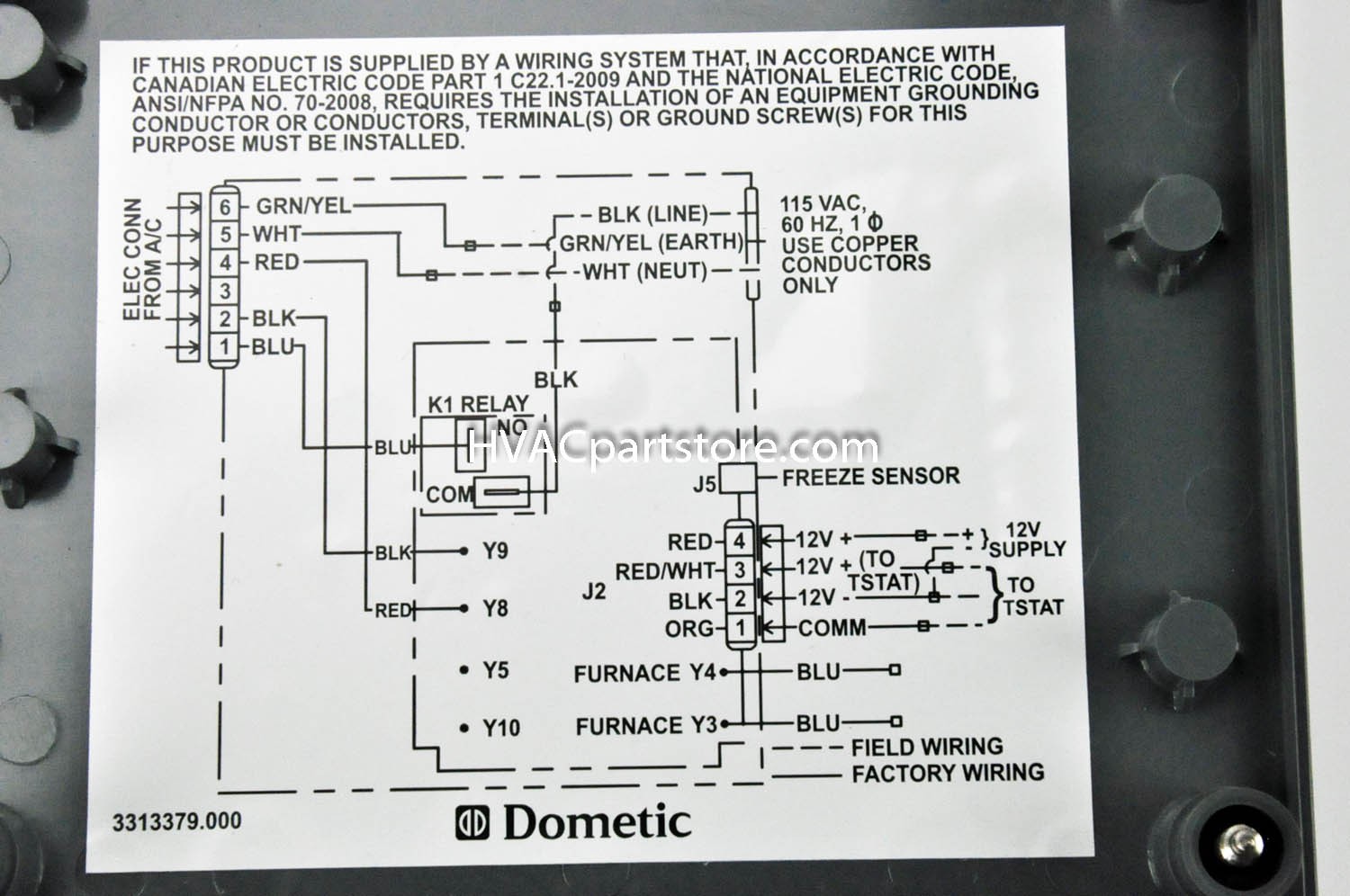 Samples Duo Therm Thermostat Wiring Diagram In Dometic Rv