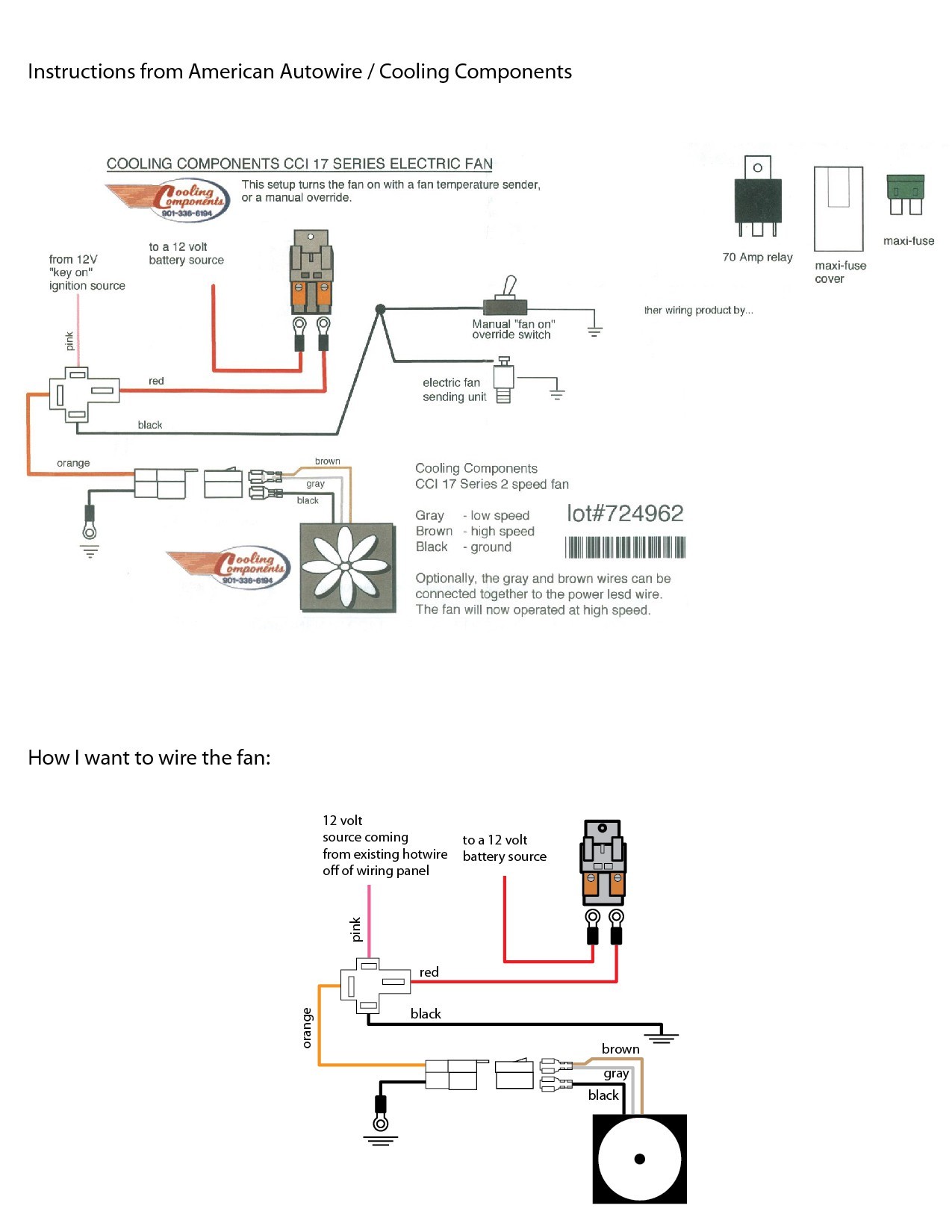 Cooling Fan Relay Wiring Diagram New Wiring A Cooling Ponents Fan In A Already Wired Car