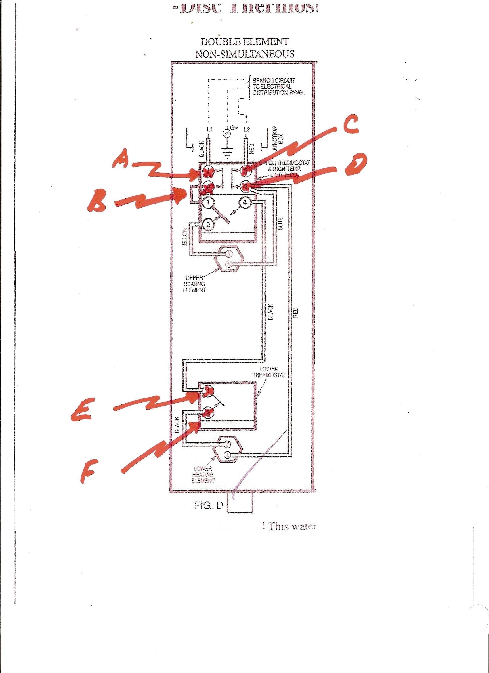 Water Heater Wiring Diagram Dual Element Awesome Rheem Wiring Diagram New Rheem Water Heater thermostat Wiring