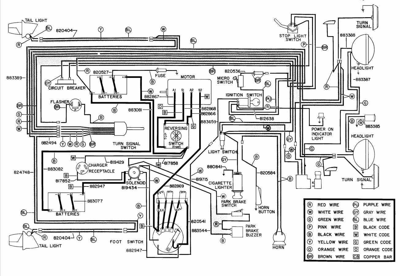 Yamaha Electric Golf Cart Wiring Diagram from mainetreasurechest.com