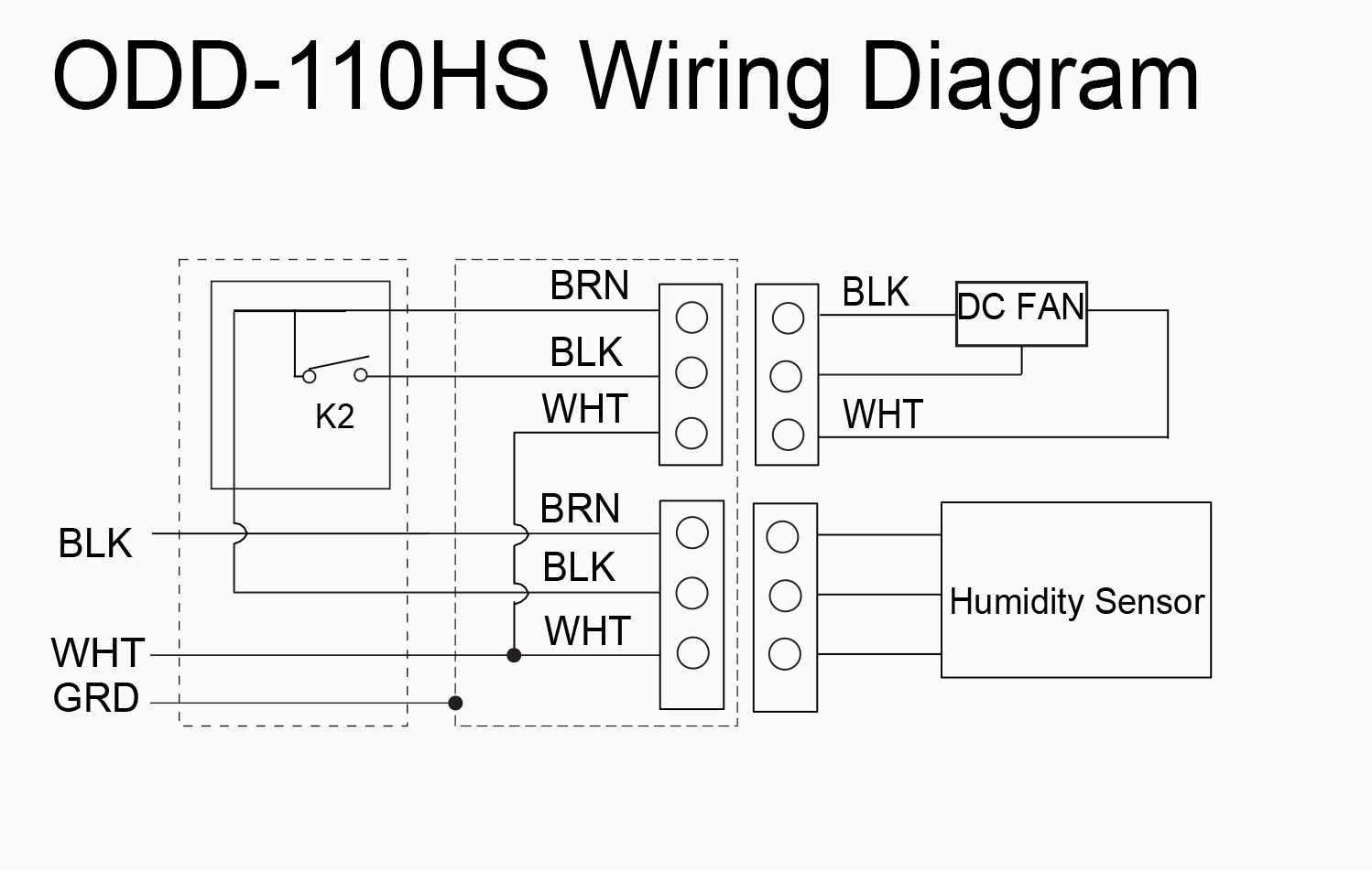 ODD 110HS Wiring Diagram