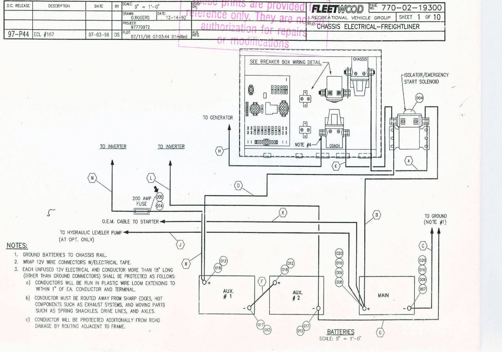 1999 fleetwood bounder battery wiring diagram wire center u2022 rh bleongroup co Fleetwood Bounder RV Wiring Diagrams 1993 Fleetwood Prowler Wiring Diagram