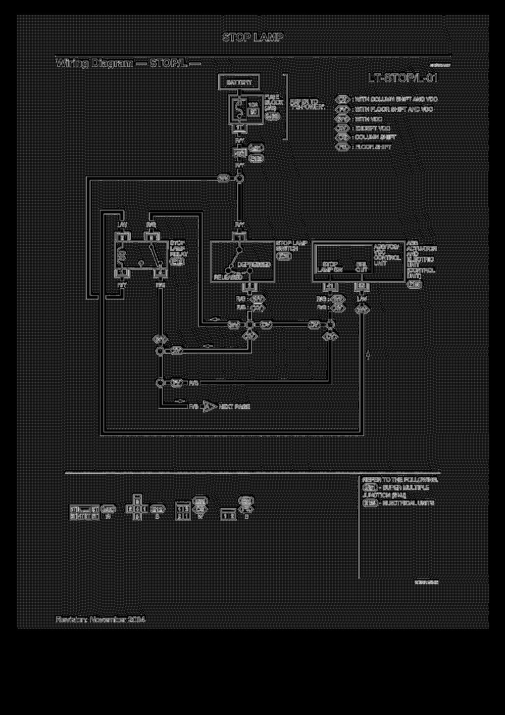 Wiring Diagram STOP L Page 01 2005