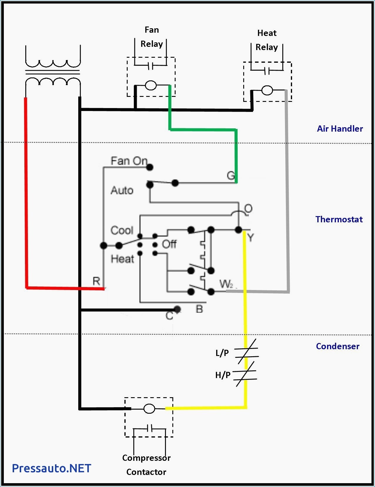 Goodman Ac Contactor Wiring Diagram Winch Within Hvac For