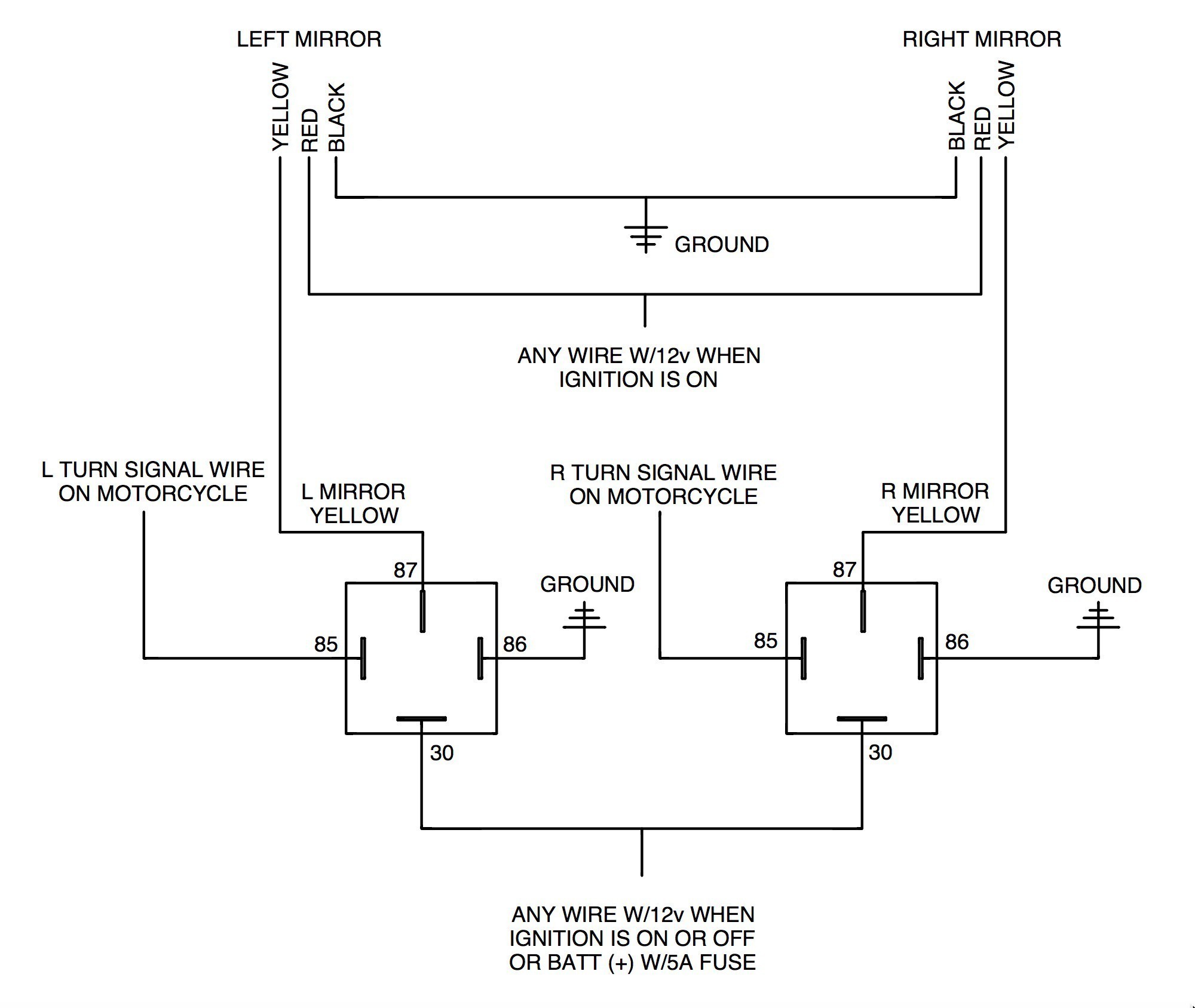 Flasher Relay Diagram Turn Signal Wiring Diagram Turn Signal Wiring Diagram New Sw Em Od