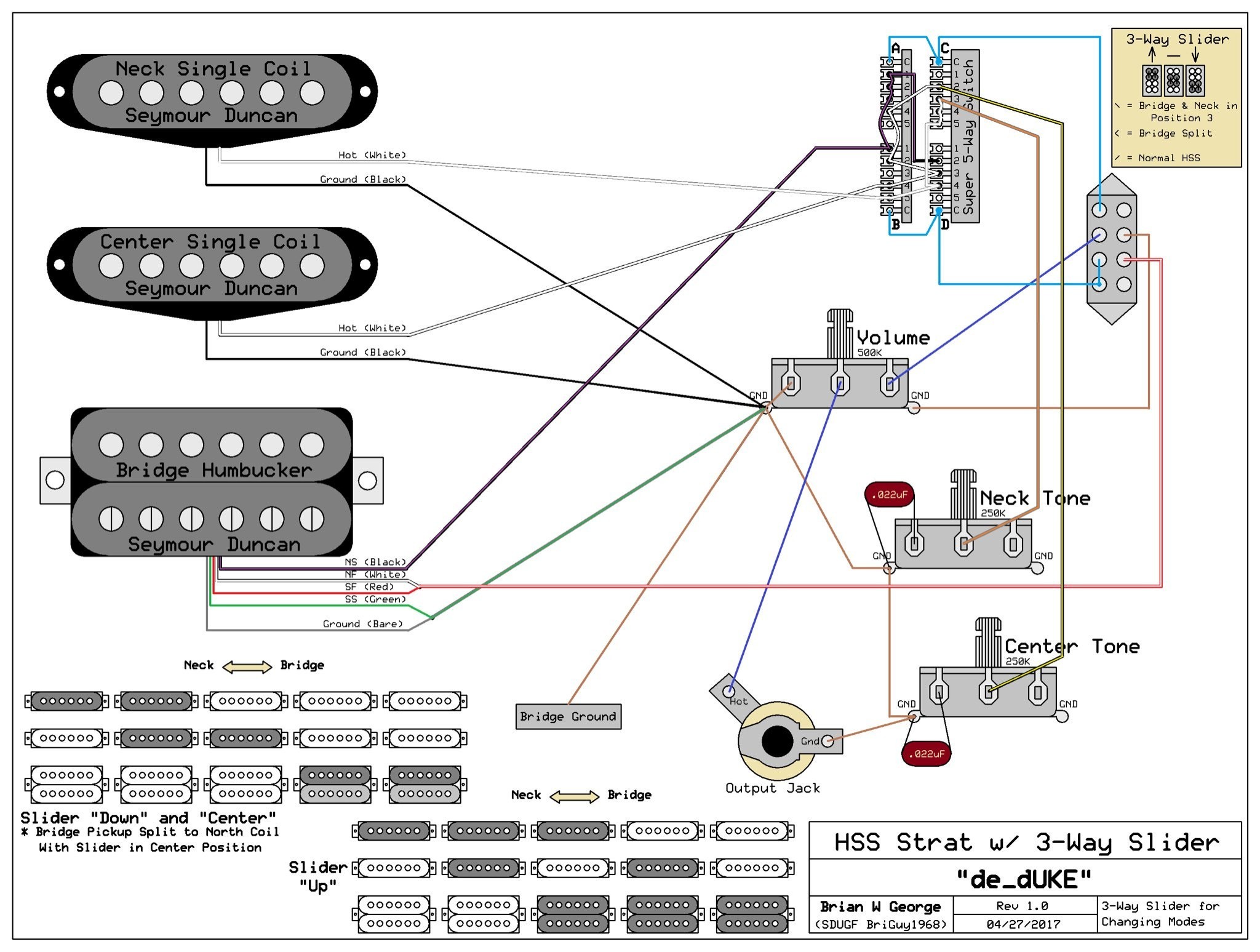 Wiring Diagram Guitar 3 Way Switch New Wiring Diagram Guitar 3 Way Switch Valid Strat Hss Wiring Diagram