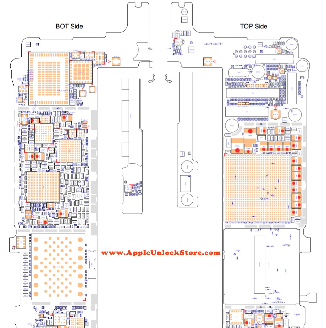 AppleUnlockStore SERVICE MANUALS iPhone 6S Plus Circuit Diagram Service Manual Schematic Ð¡ÑÐµÐ¼Ð°