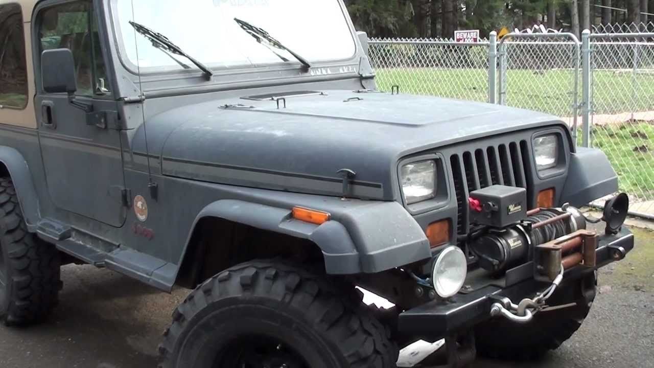 Resultado de imagen de gray jeep wrangler yj