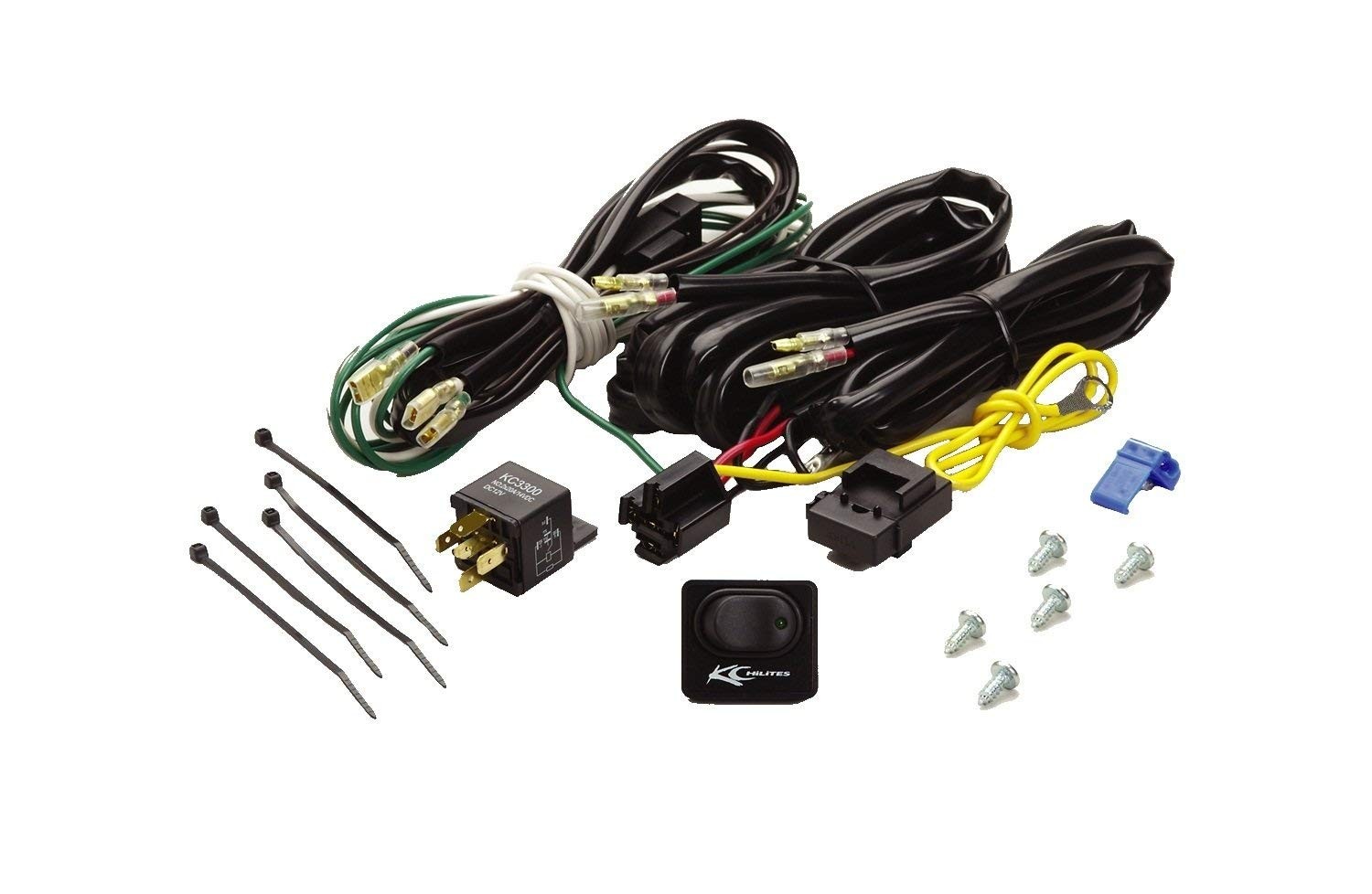 Amazon KC HiLiTES 6315 Wiring Harness with 40 Amp Relay and LED Rocker Switch Automotive