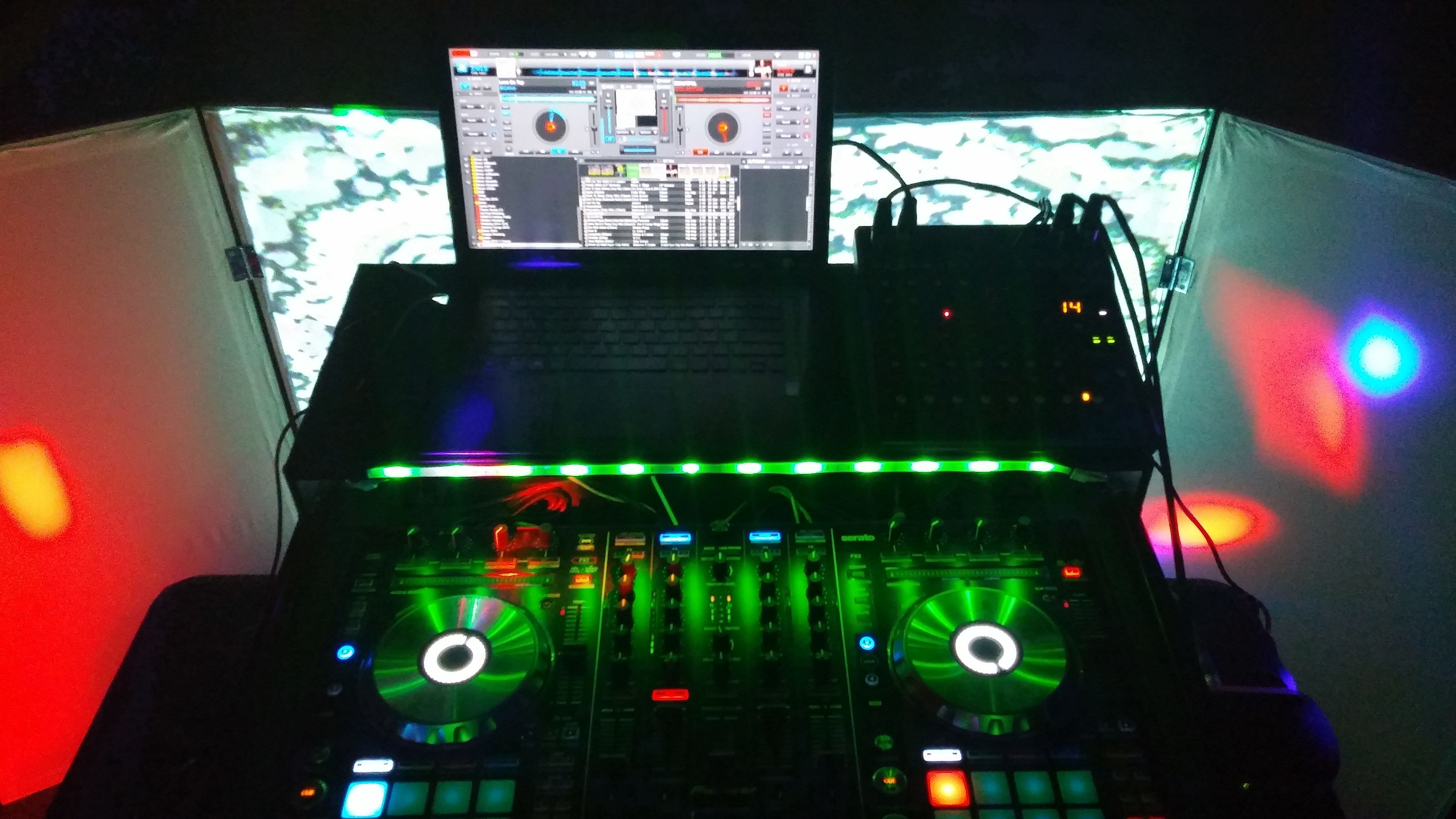 Customize LED DJ Case for Pioneer DDJ SX2 Mobile DJ Set Up Pinterest