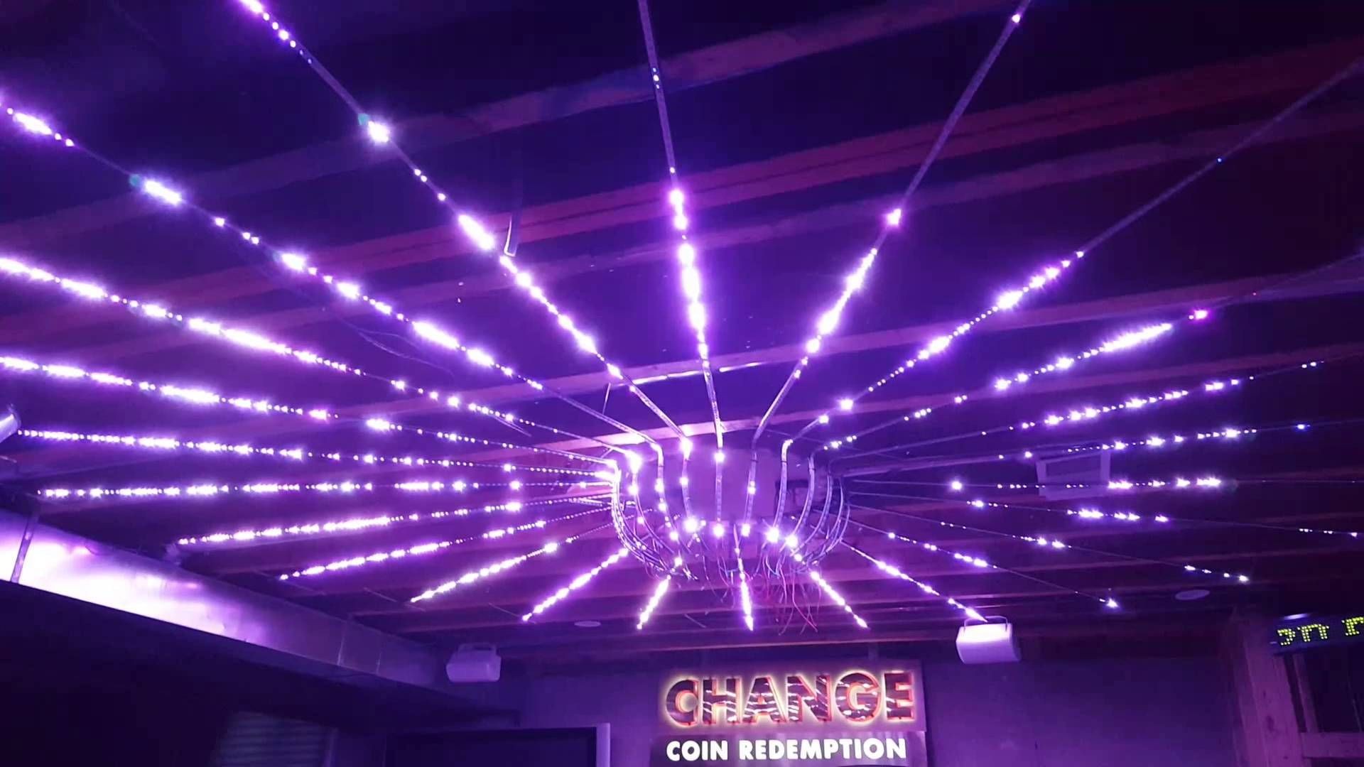 Ws2812b led ceiling installation Disco lights