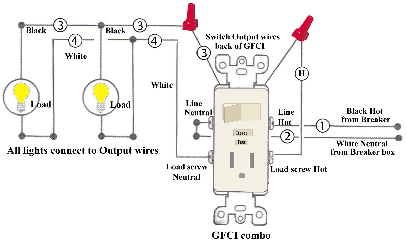 Wiring Diagram For Light Switch And Receptacle