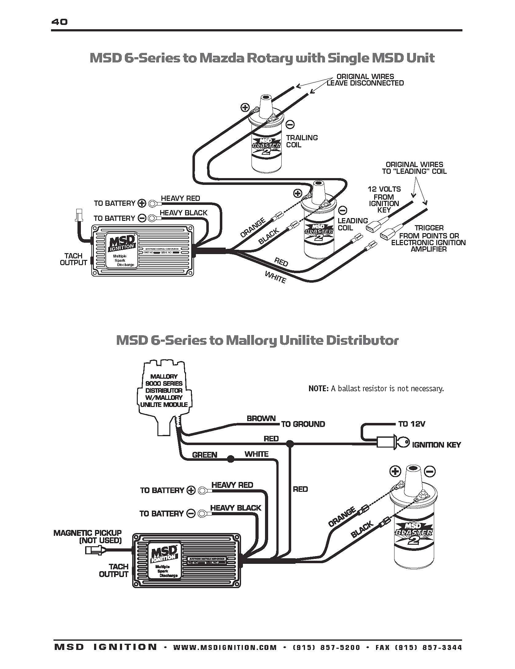 Mallory Wiring Diagram In Ignition