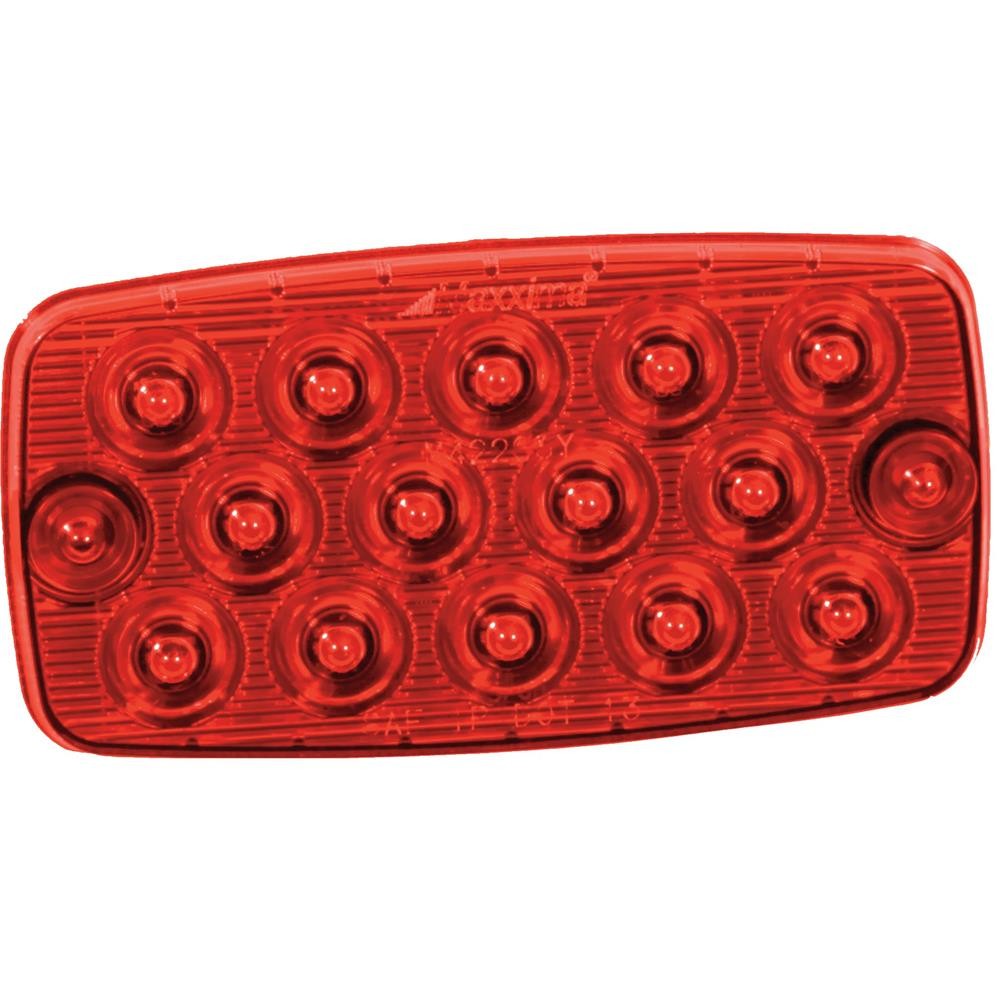 MAXXIMA LED Rectangular Stop Turn Tail Light Red Lens Red LEDs 4 1 2"L x 2 1 2"W x 3 8"D