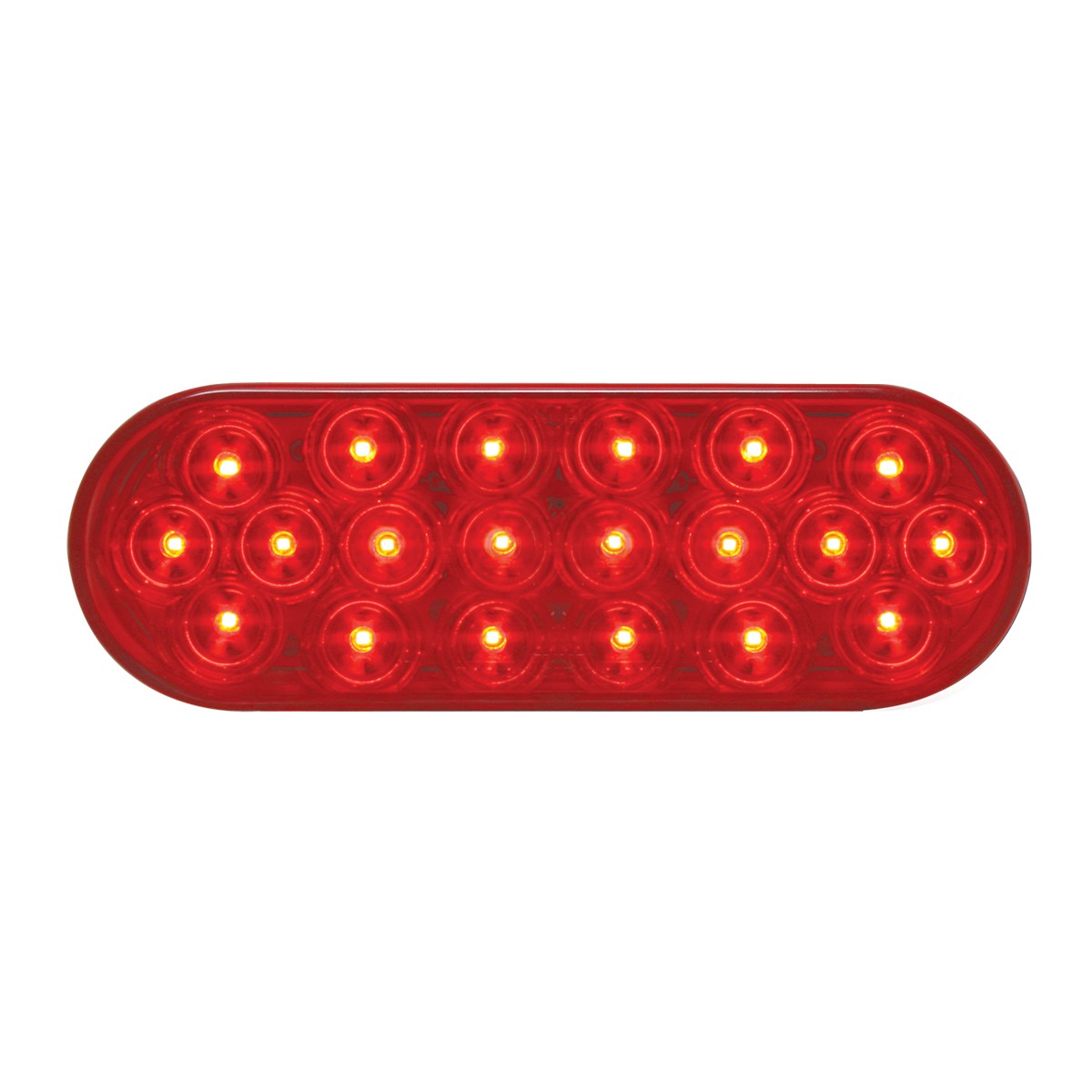 Fleet Red oval 20 diode LED stop turn tail light "