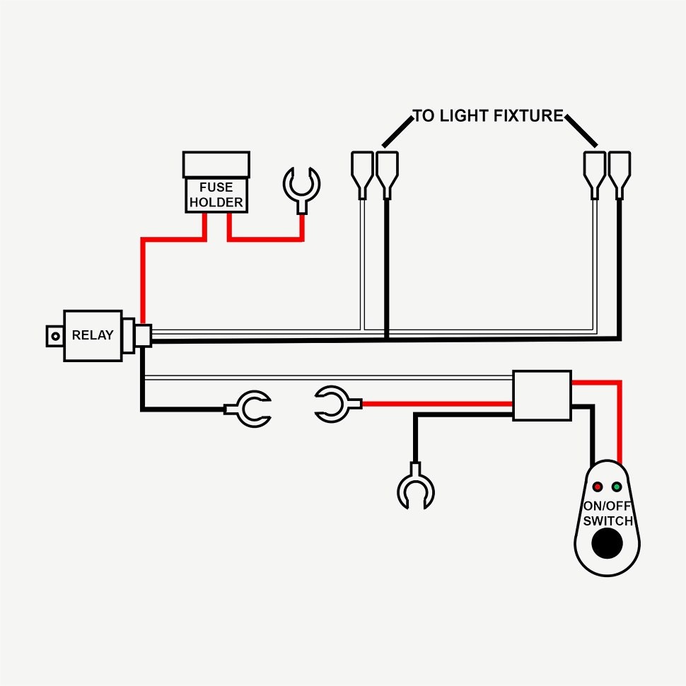 f Road Lights Bar Wiring Diagram In Led