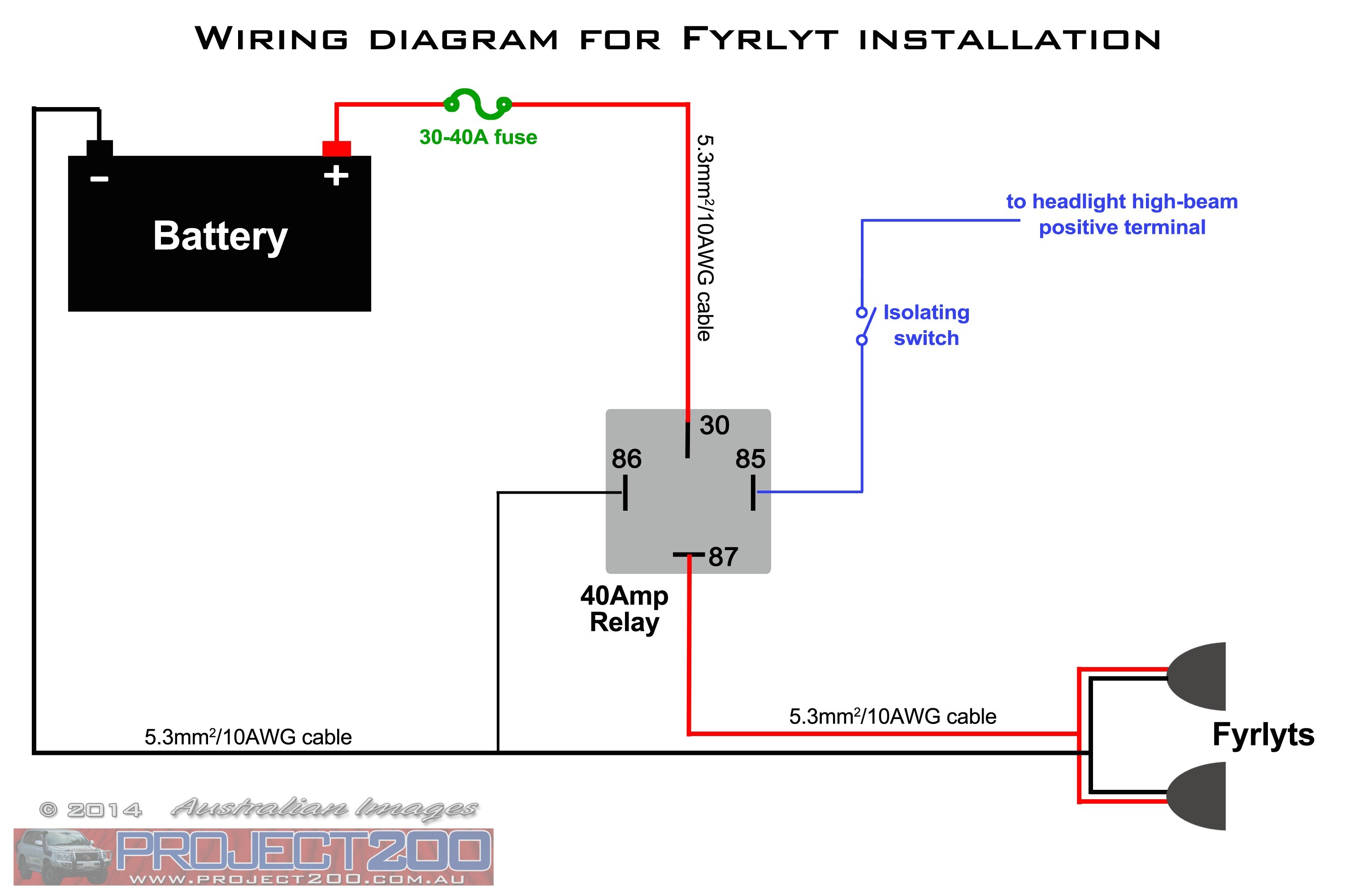 How To Wire A Light Switch Diagram With Narva Spotlight Relay Throughout