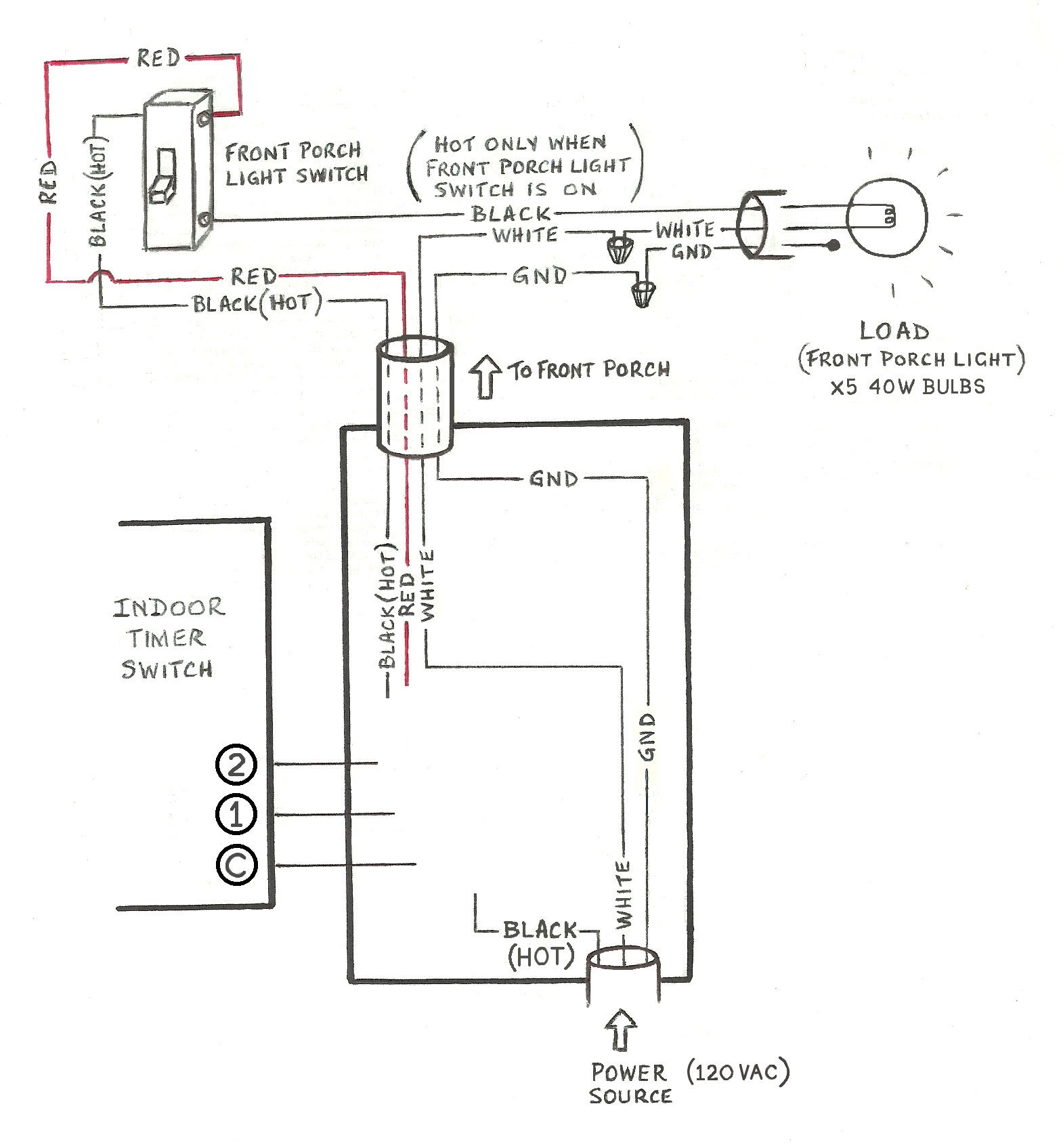 porch light wiring diagram Collection Need Help Wiring A 3 Way Honeywell Digital Timer Switch