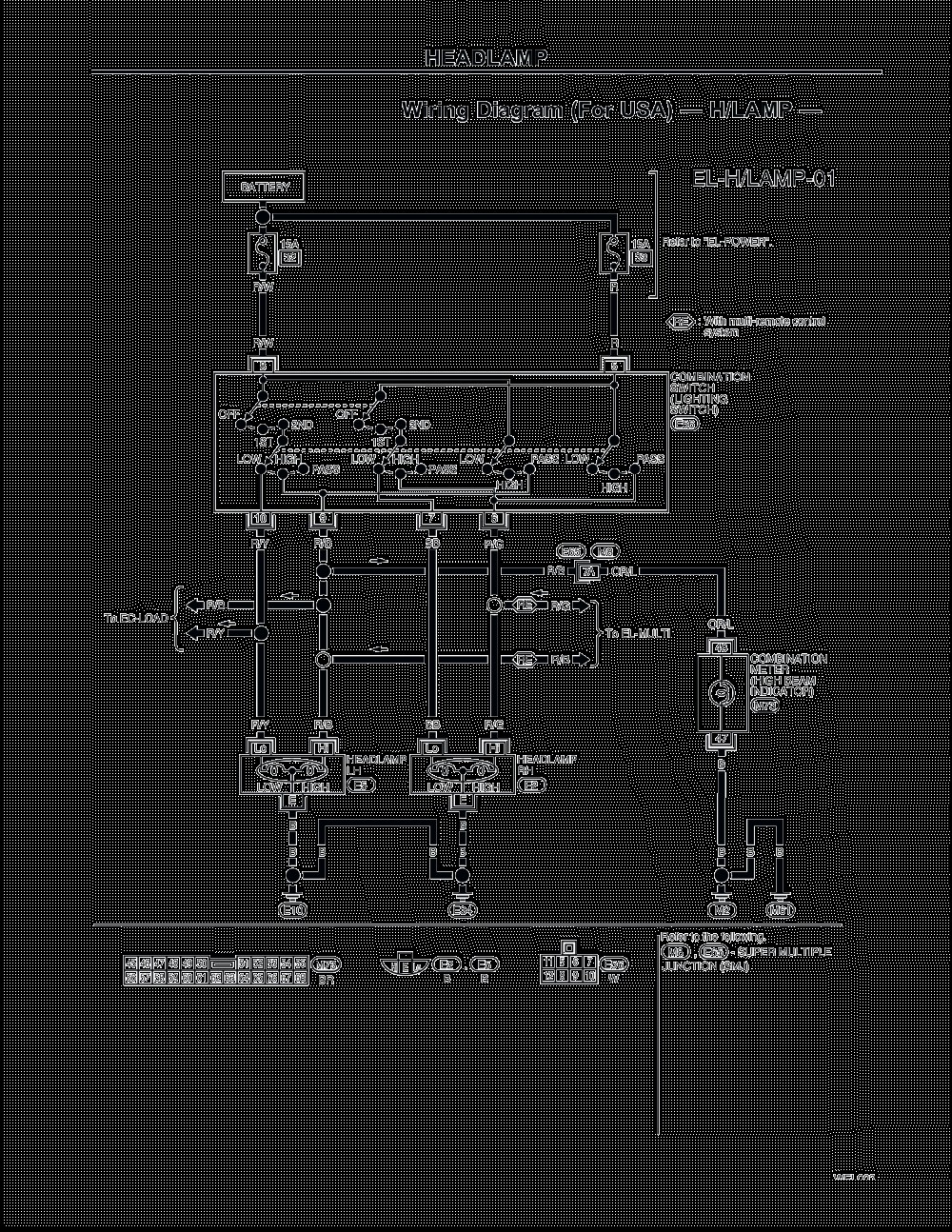 Wiring Diagram For USA H LAMP 2000