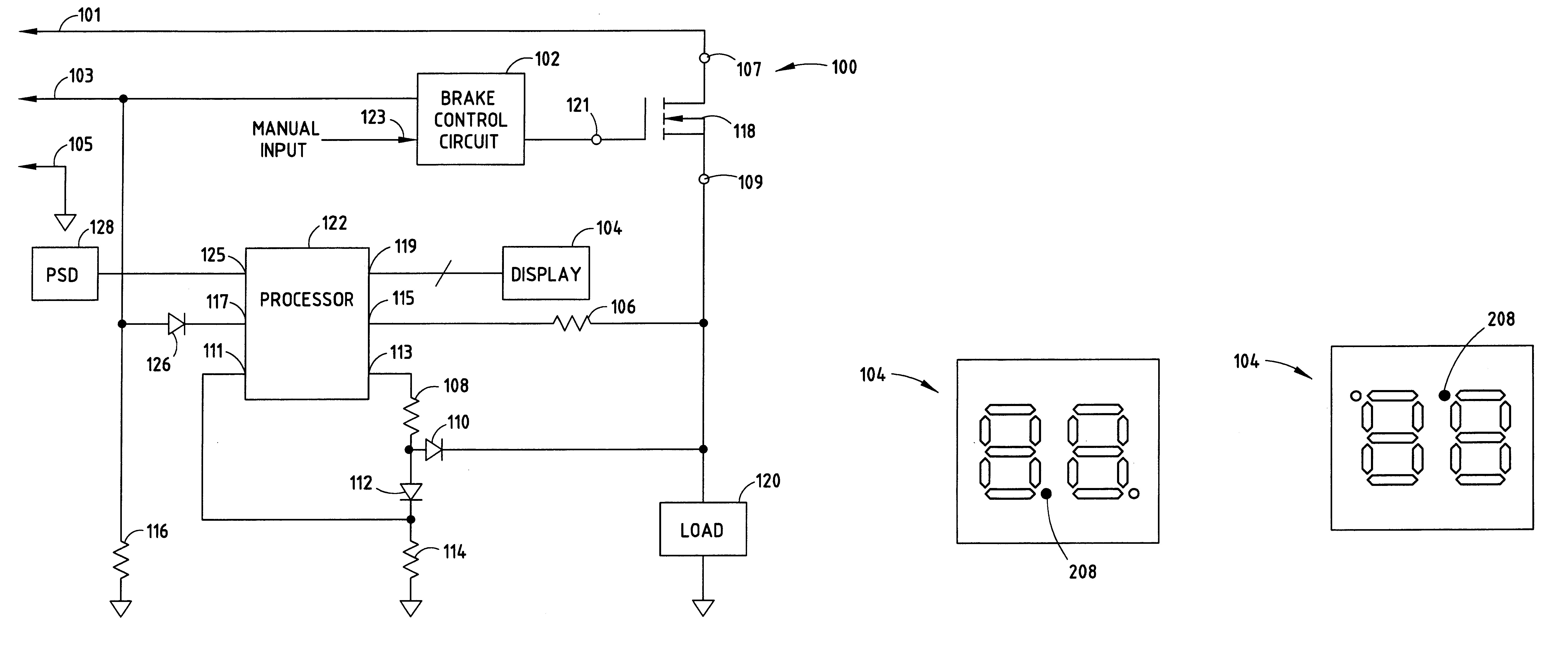 Patent US And Trailer Brake Control Wiring Diagram Throughout