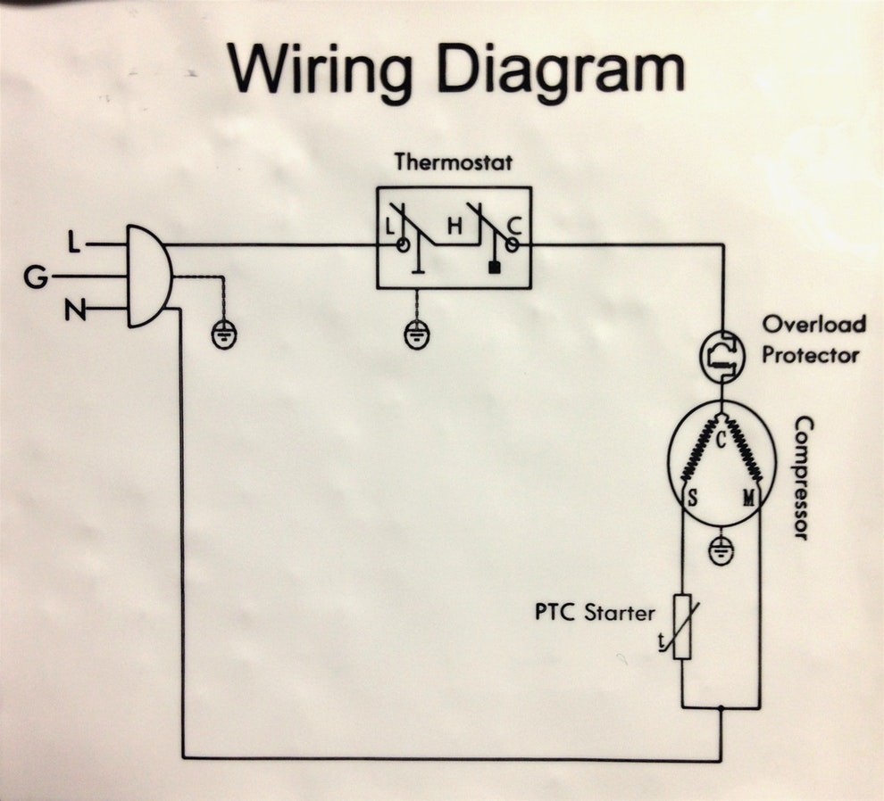 Wiring Diagram For Refrigerator