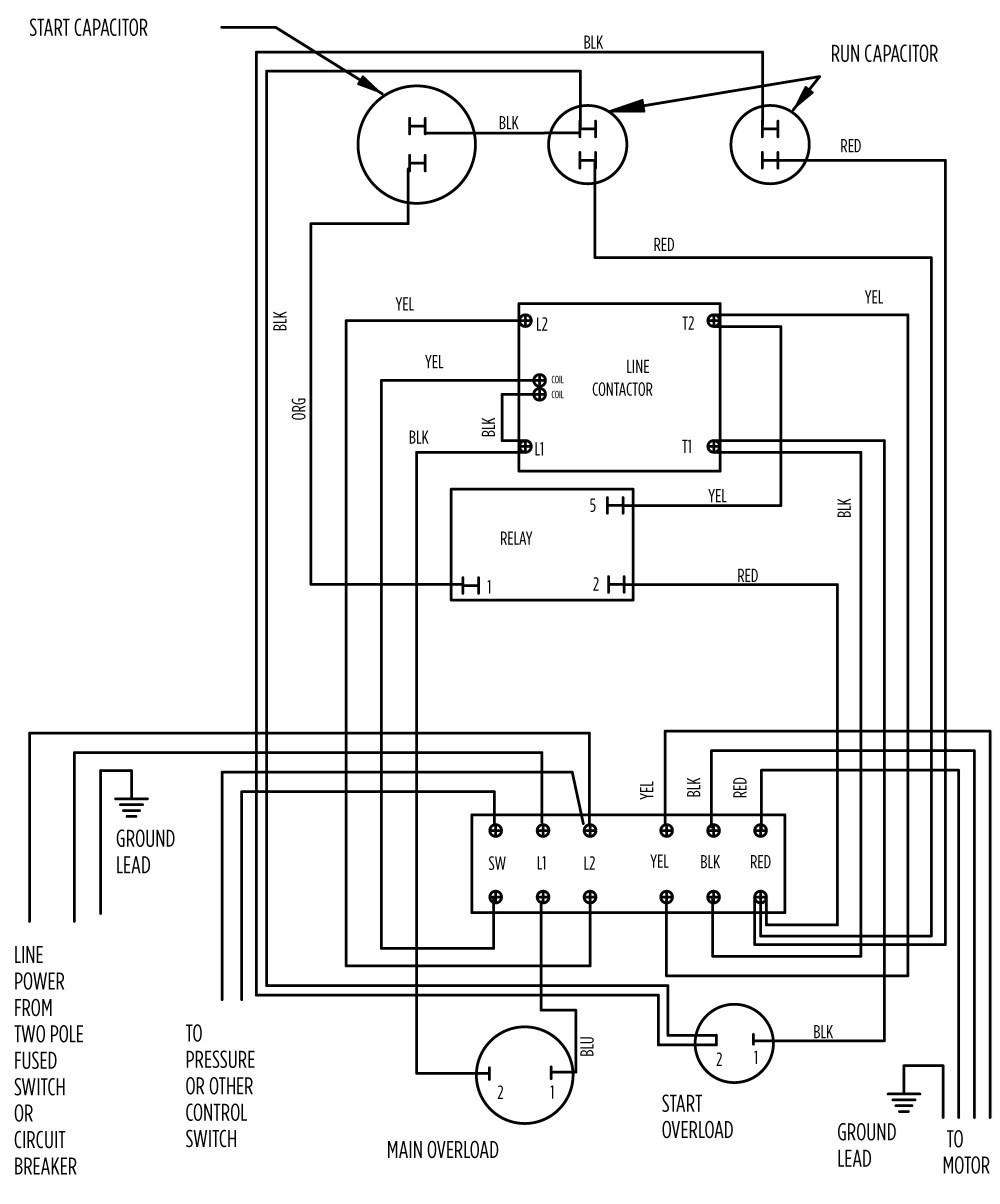 Wiring Diagram Air pressor Pressure Switch Wiring Diagram Air pressor Installation Diagram Air pressors Wiring Schematic For 2